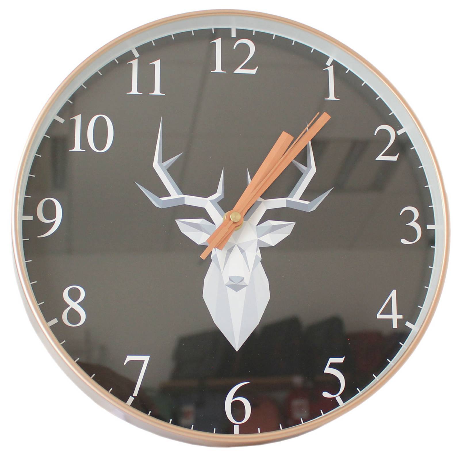 Reloj de Pared 30 cm silencioso modelo alce