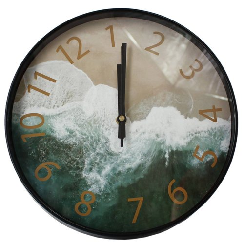 Reloj de Pared 30 cm silencioso modelo olas