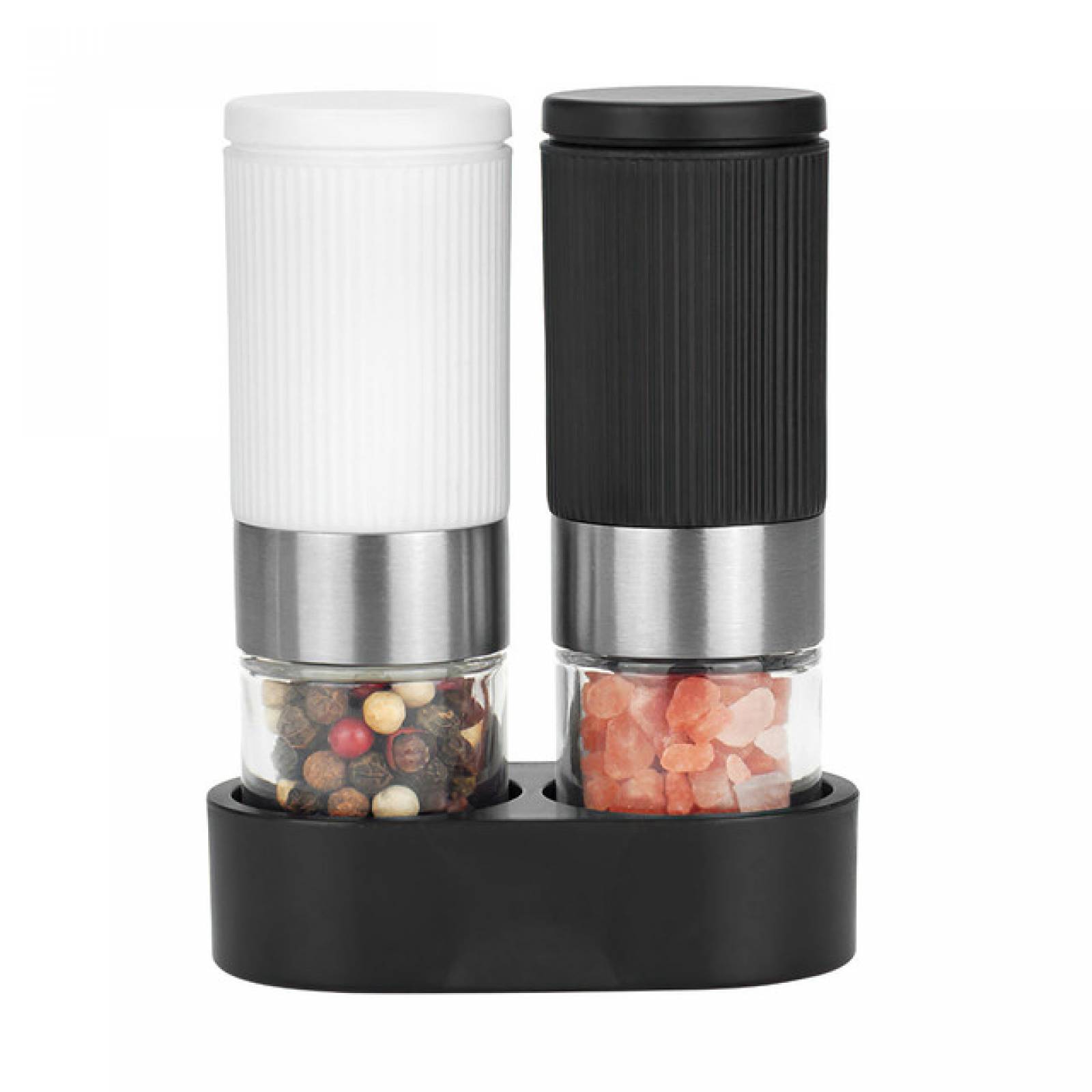Mini set molinos para especias manuales molinillos para sal y pimienta de acero inoxidable