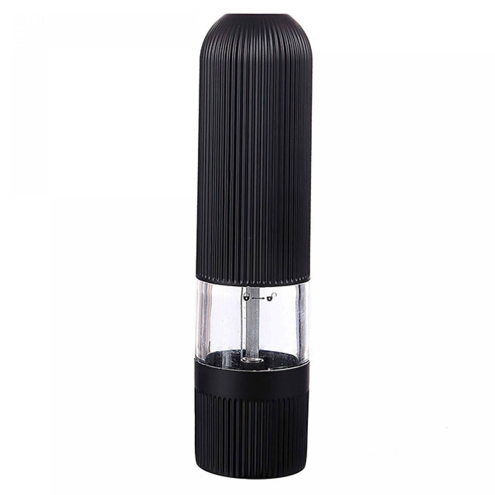 Molino para especias electrico molinillo para sal y pimienta de ABS con luz led