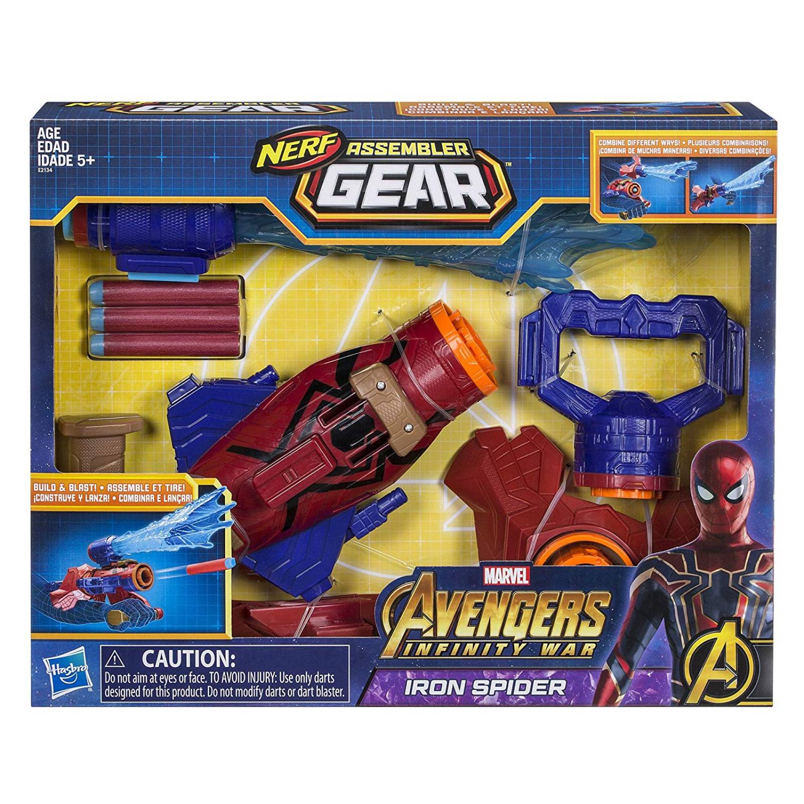 Avengers Lanzador Ensamblable Iron-Spider Marvel