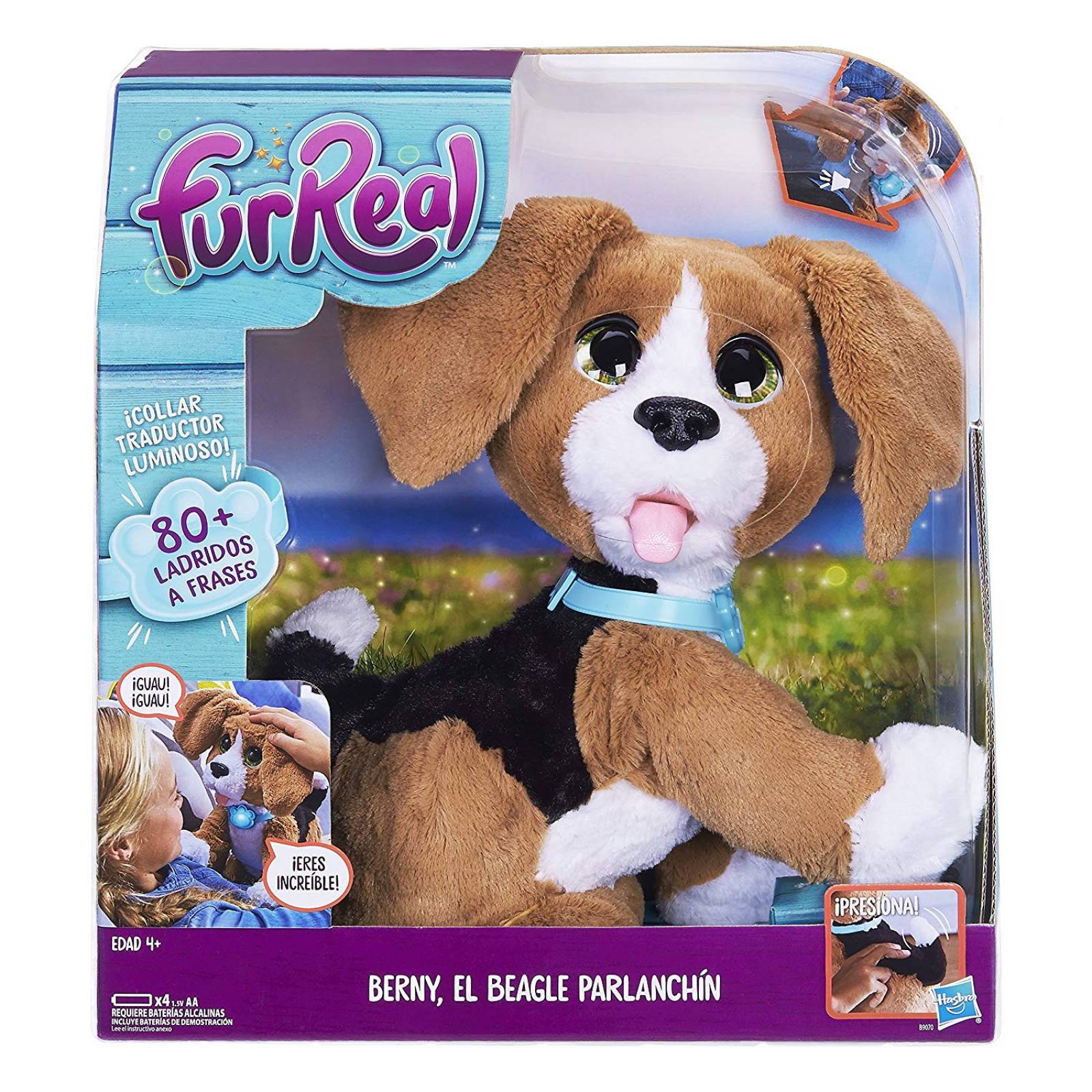 Furreal Friends Mascota Electrónica Berny El Beagle Parlanchín