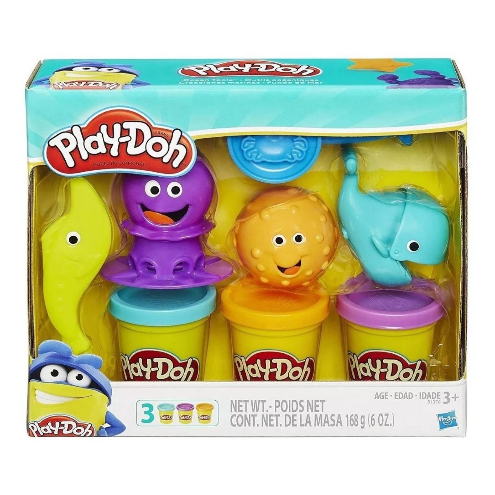 play doh animales marinos