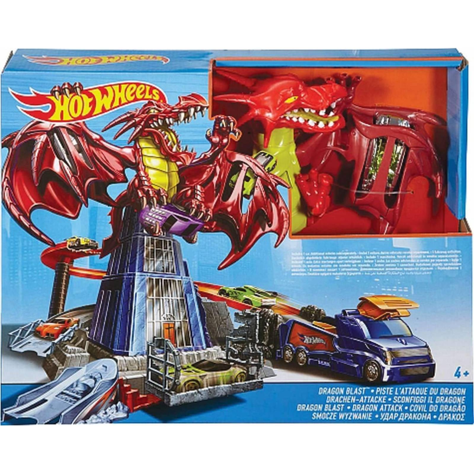 HOT WHEELS PISTA DRAGON EXPLOSIVO
