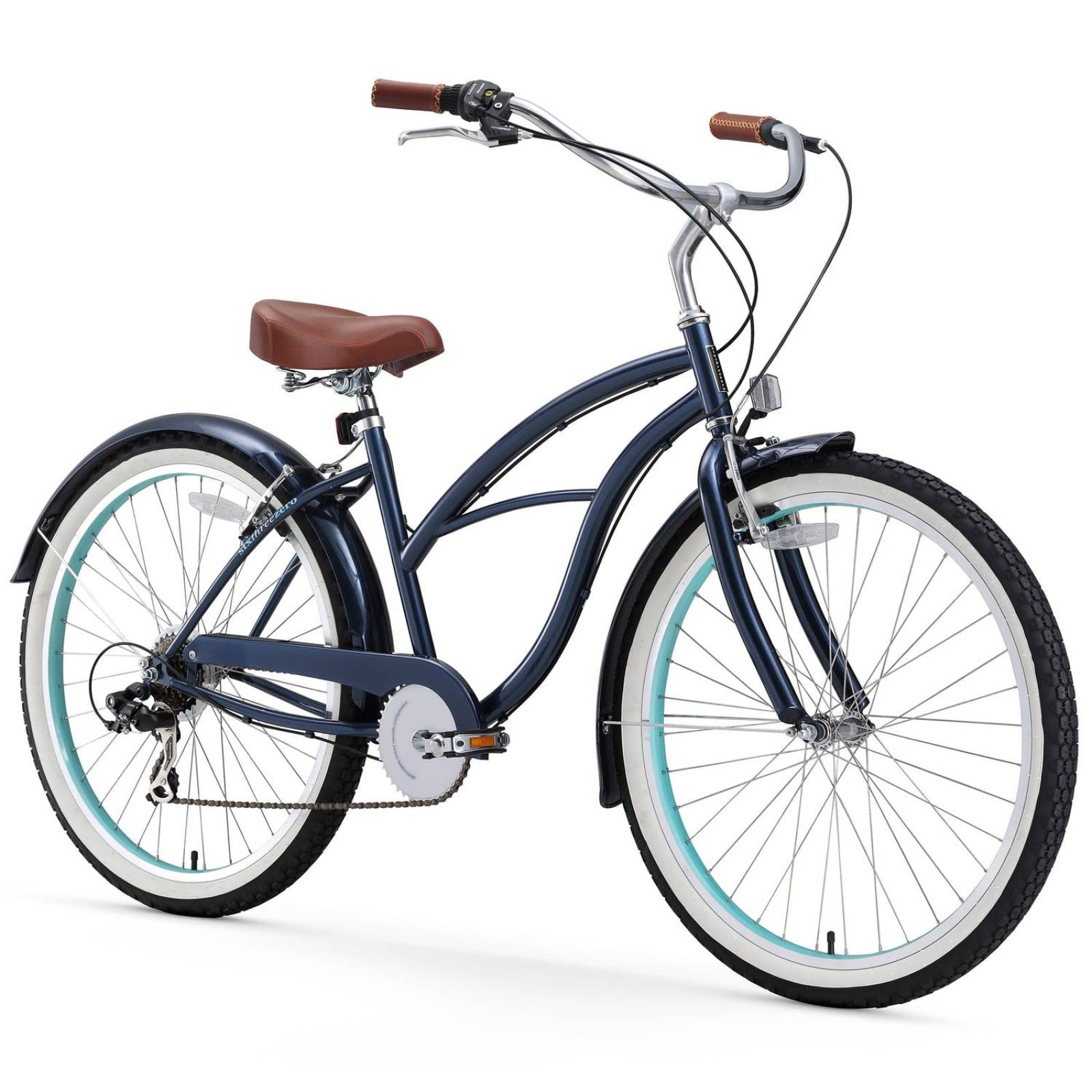 Bicicleta Urbana Strand Cruiser Rodada 26 1 Velocidad Azul Marino