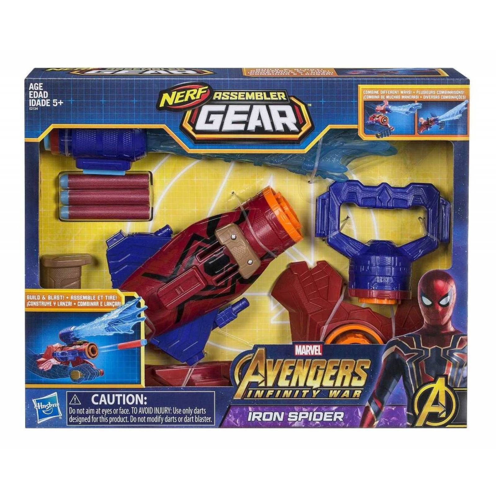 Avengers Lanzador Ensamblable Iron-Spider Marvel