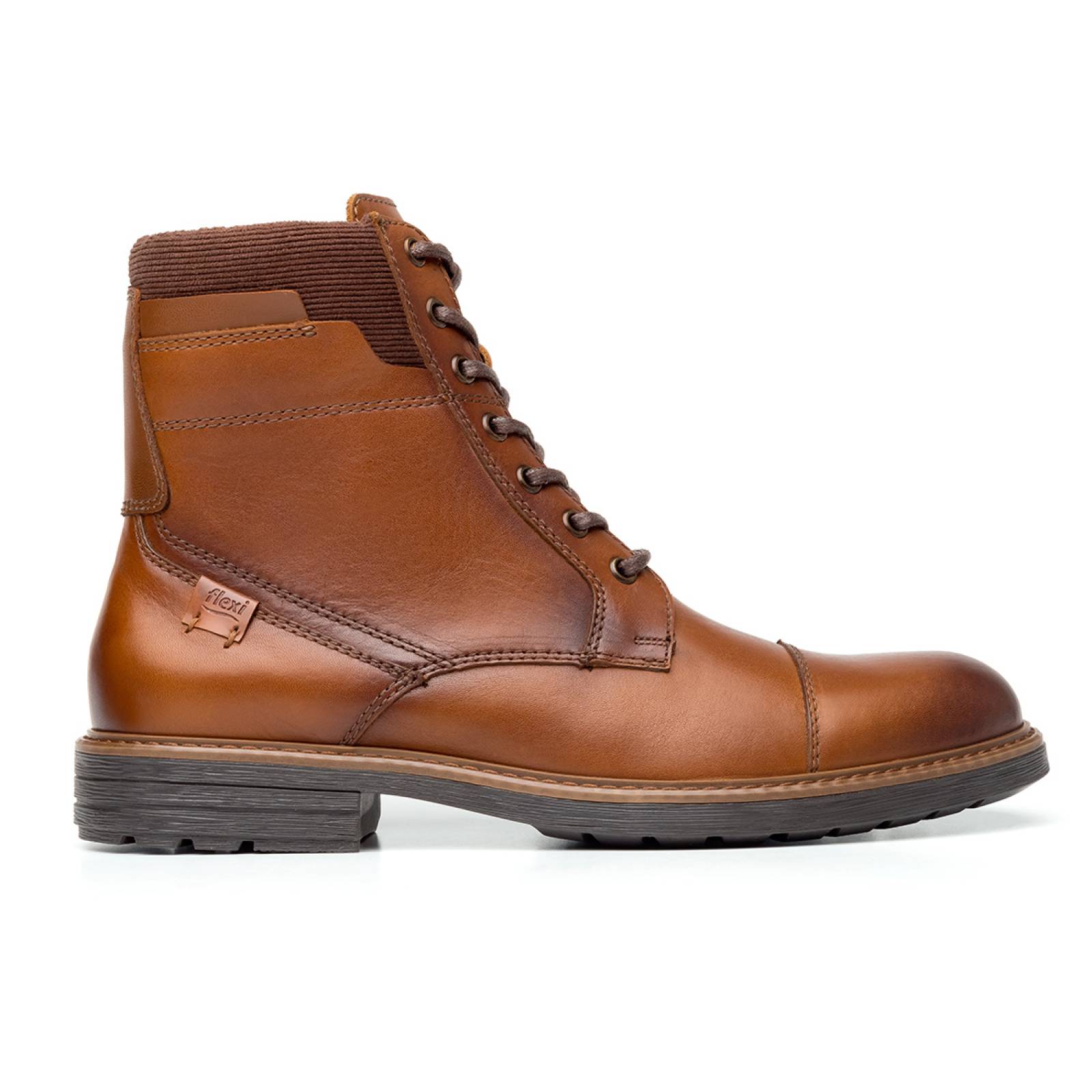 Botas Flexi para hombre - 402503  tan