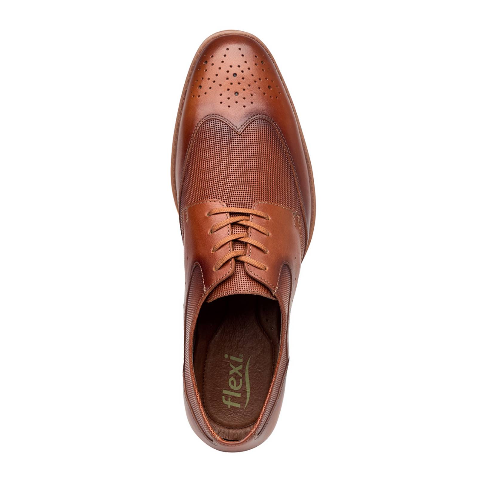 Zapatos Flexi para hombre - 47904  tan