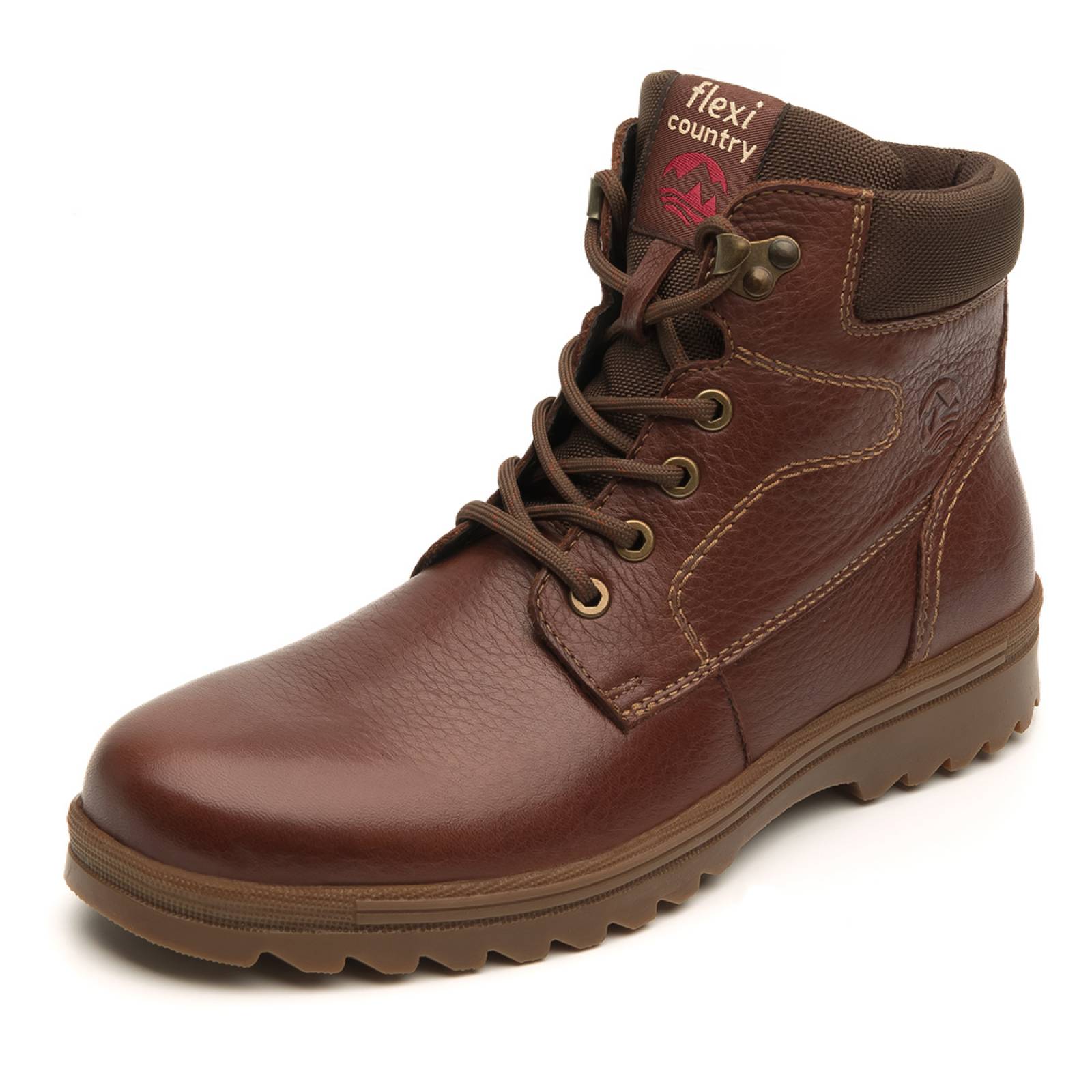 Botas Flexi para hombre - 50701  nogal