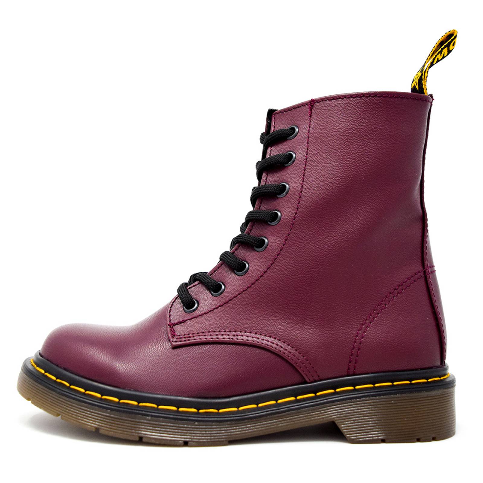 Botas Mosca para mujer - riot  brillo vino
