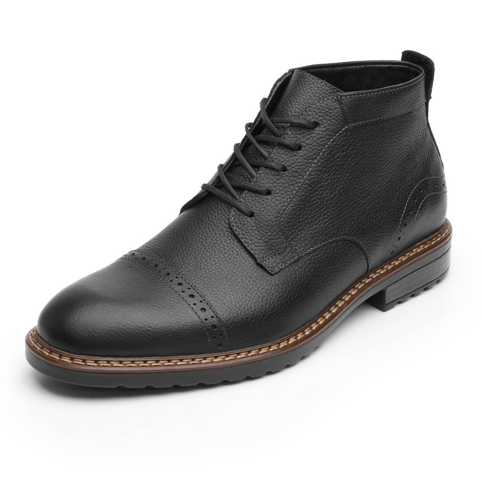 Botín Flexi para hombre - 400503  negro