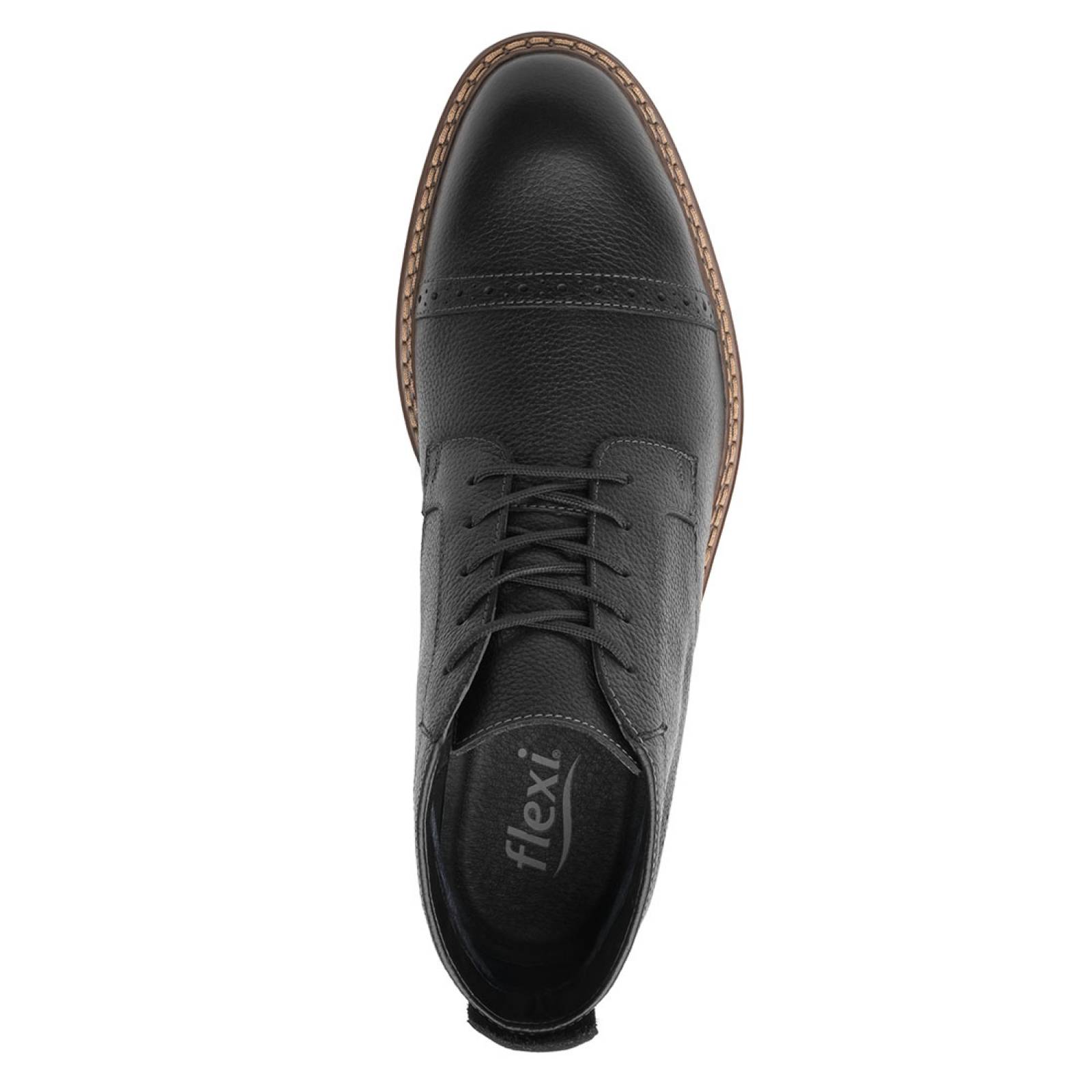 Botín Flexi para hombre - 400503  negro