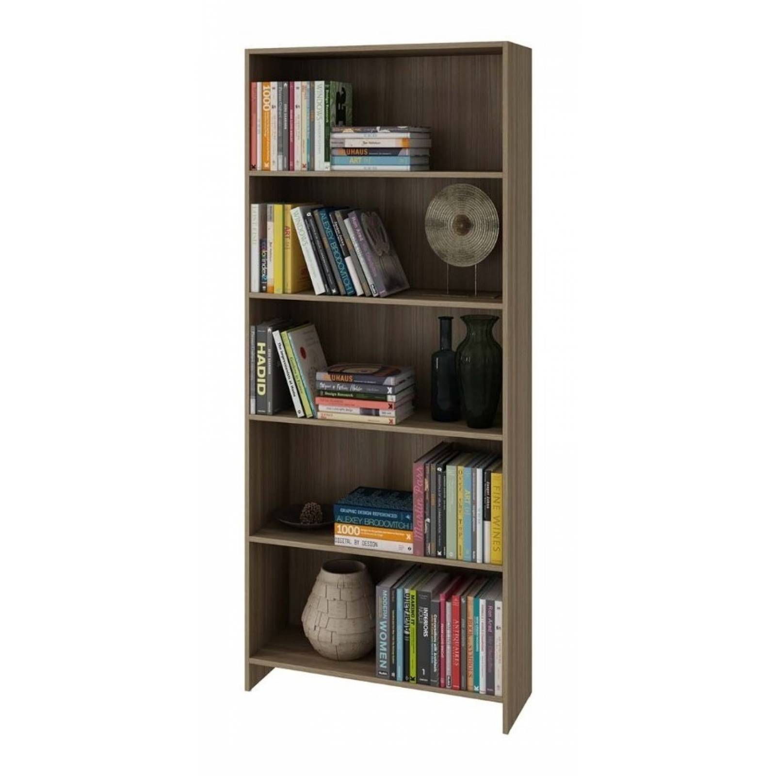 Librero Con 5 Repisas Brv Moveis Office Bl 01a 23 Color Robl