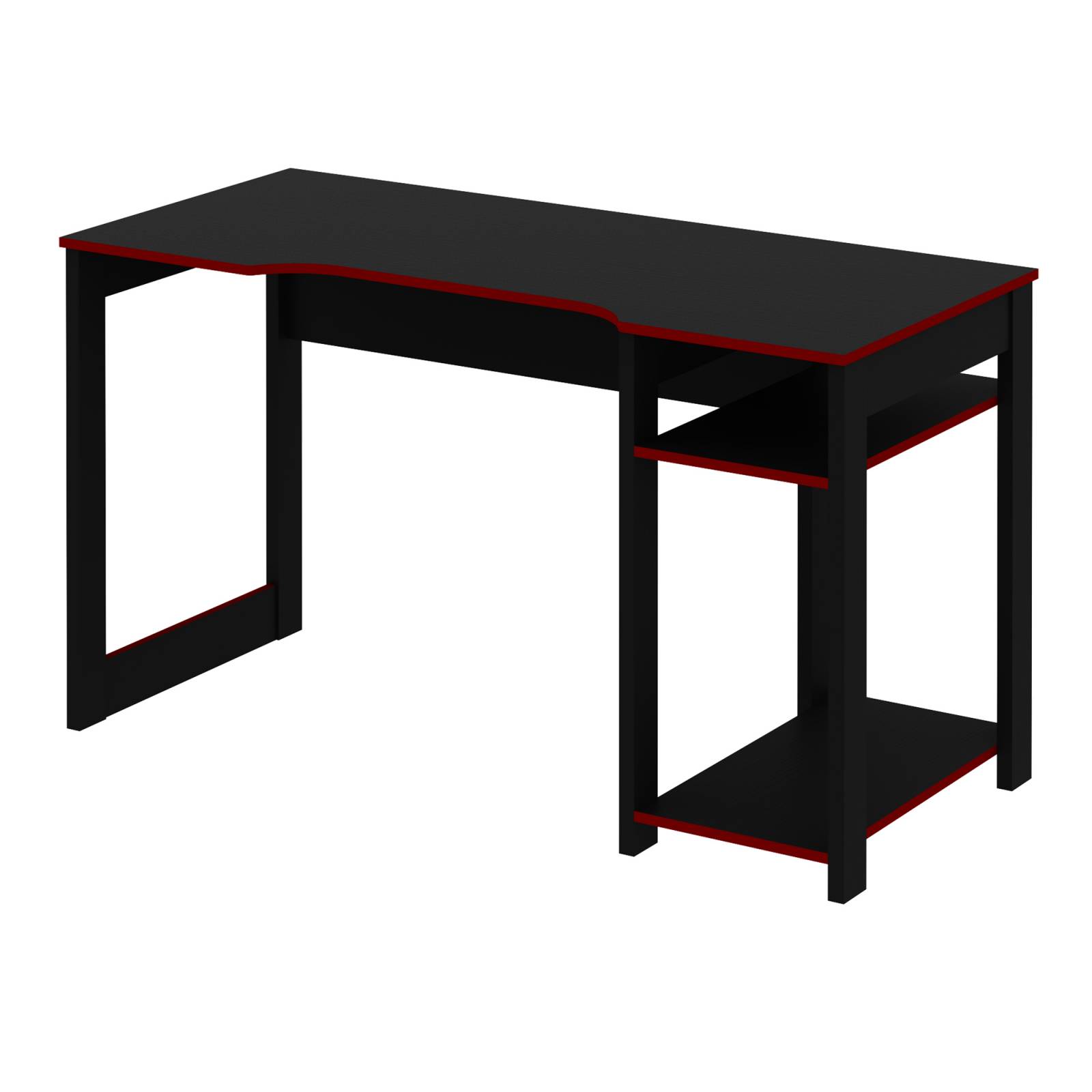 Mueble Escritorio Mesa Gamer Negro Rojo ME41520001