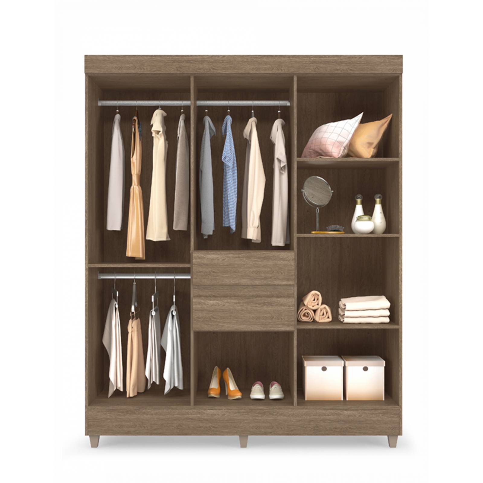 MUEBLE ROPERO 8 PUERTAS LINEA MUNIQUE MODELO 82060 106