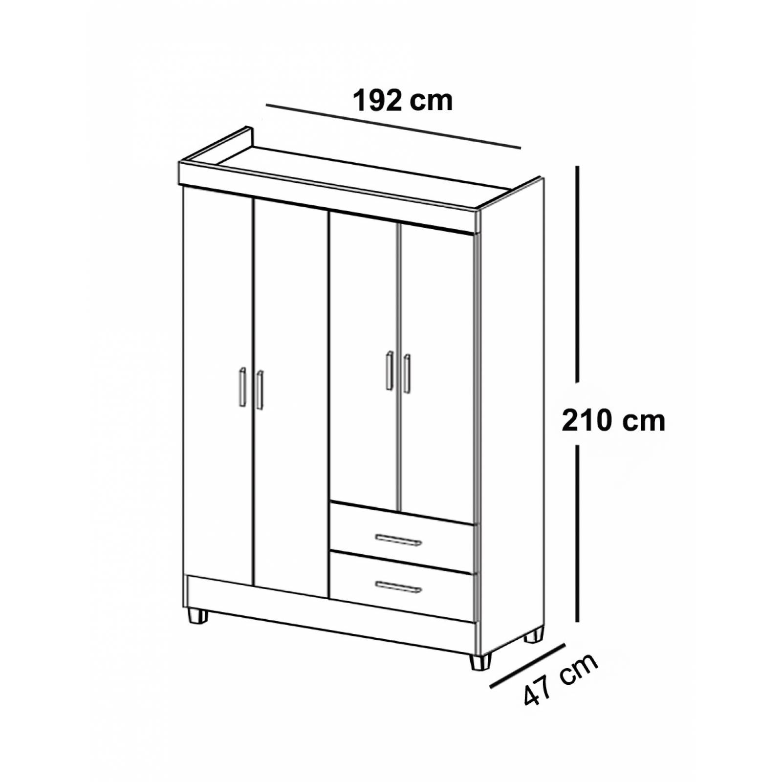 MUEBLE ROPERO INFANTIL LINEA ASTRO MODELO 42860 120