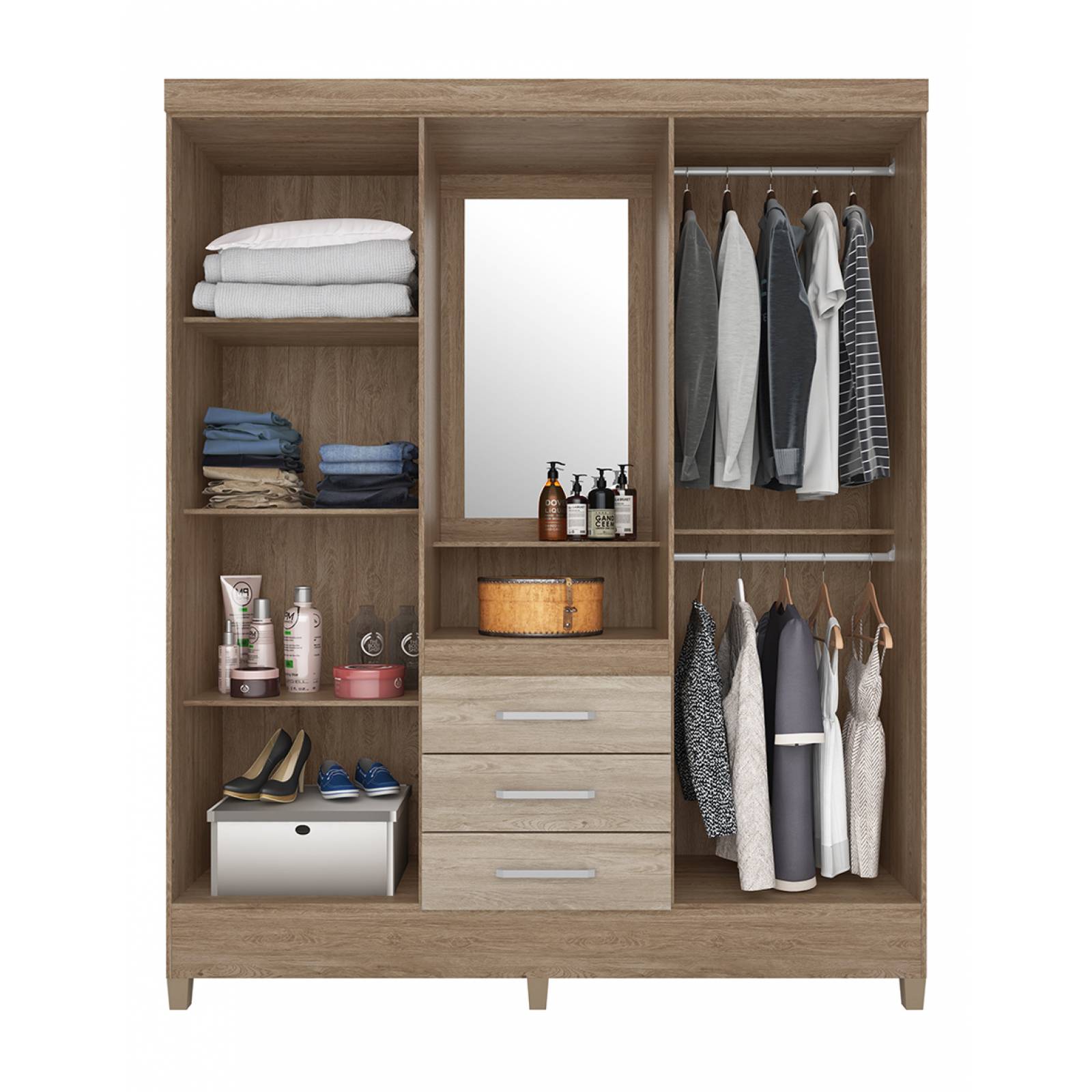 MUEBLE ROPERO CAPELINHA 4P LINEA PERSIA MODELO 43220 108