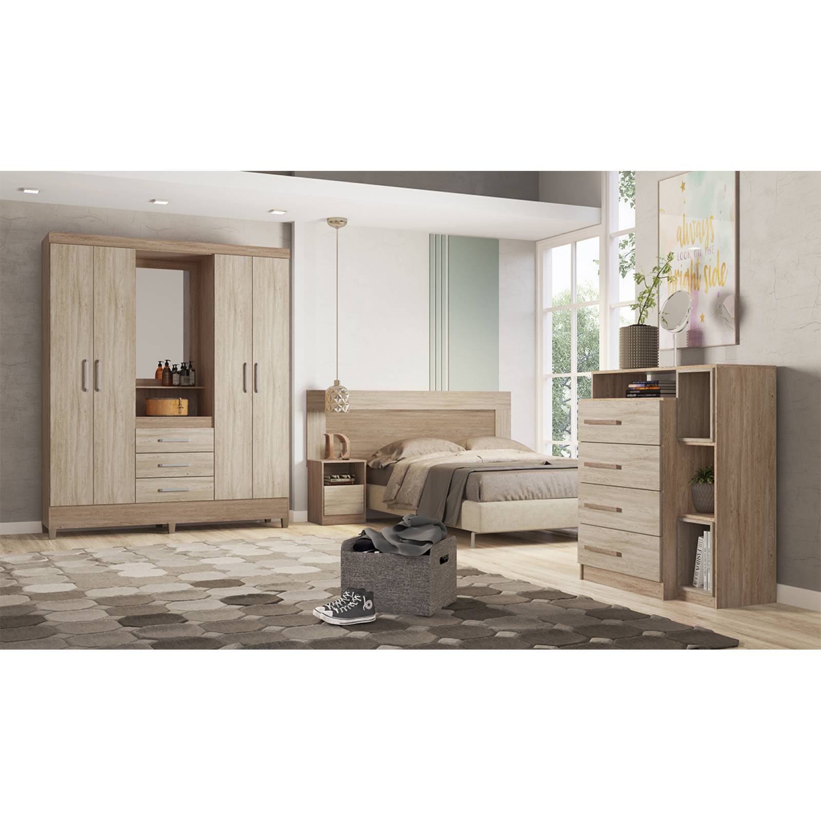 MUEBLE ROPERO CAPELINHA 4P LINEA PERSIA MODELO 43220 108