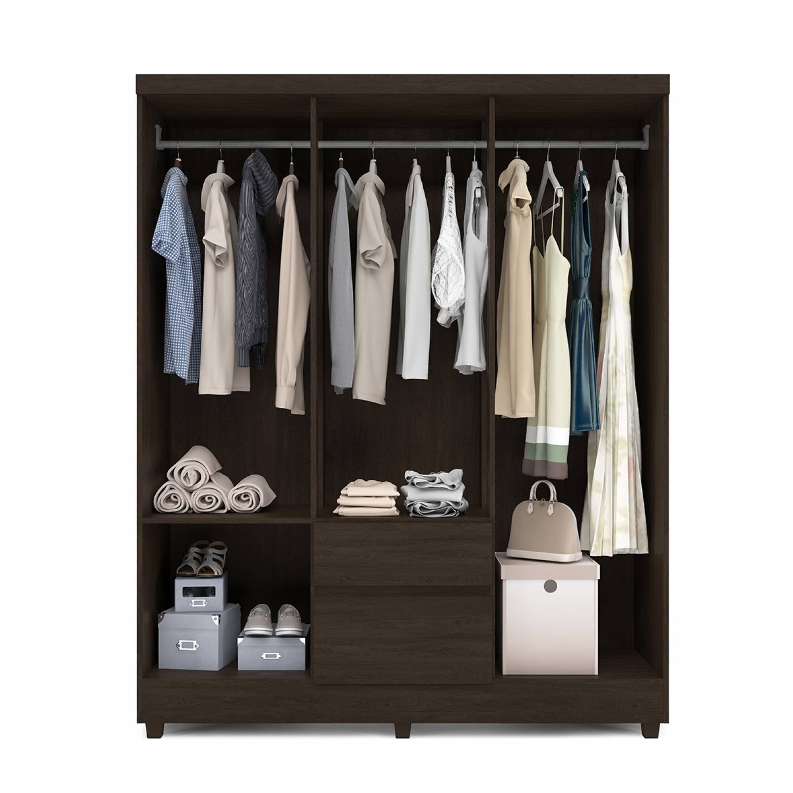 MUEBLE ROPERO DE 6 PUERTAS LINEA FLASH MODELO 62920 105