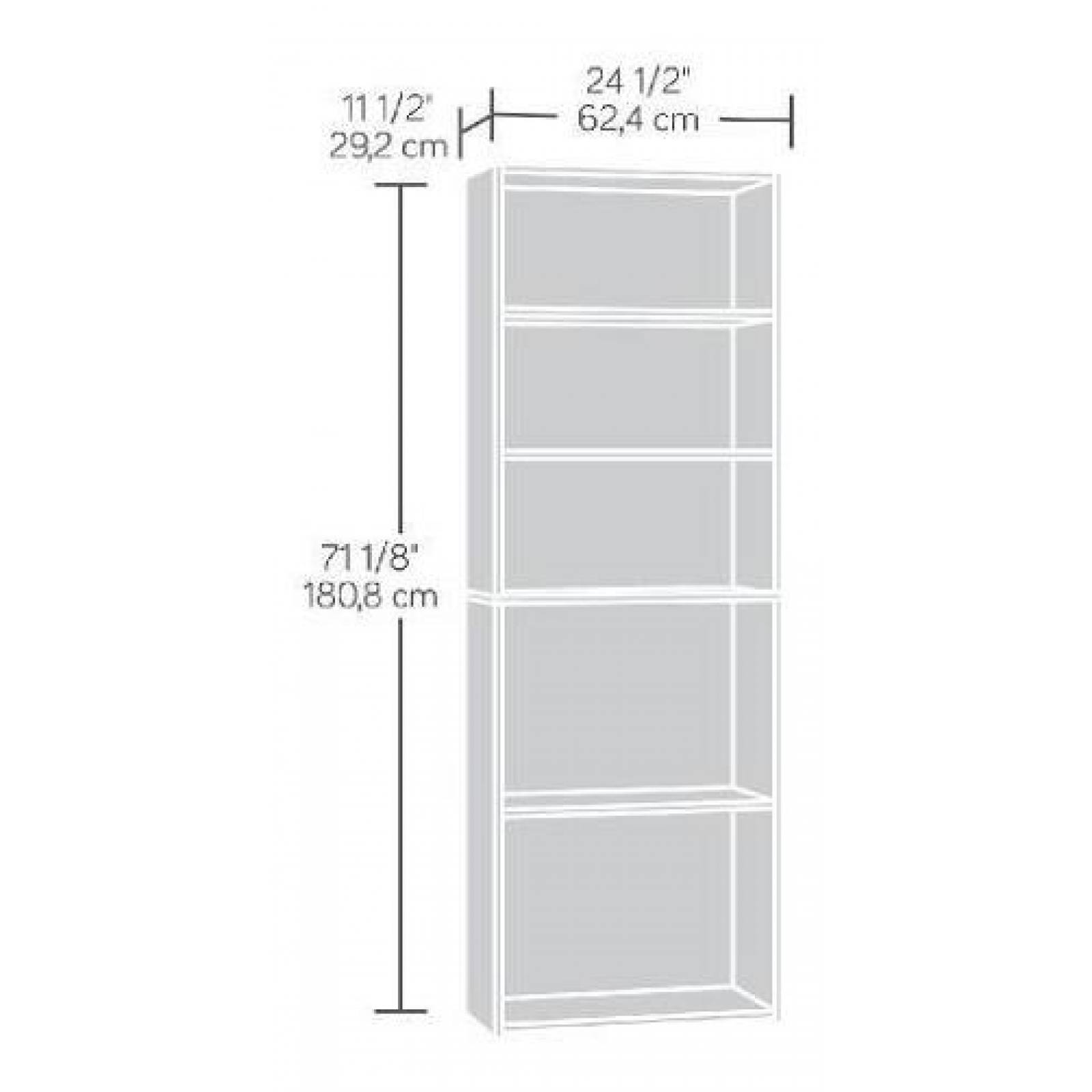 Mueble Librero (Estantería) Color Blanco 415542.