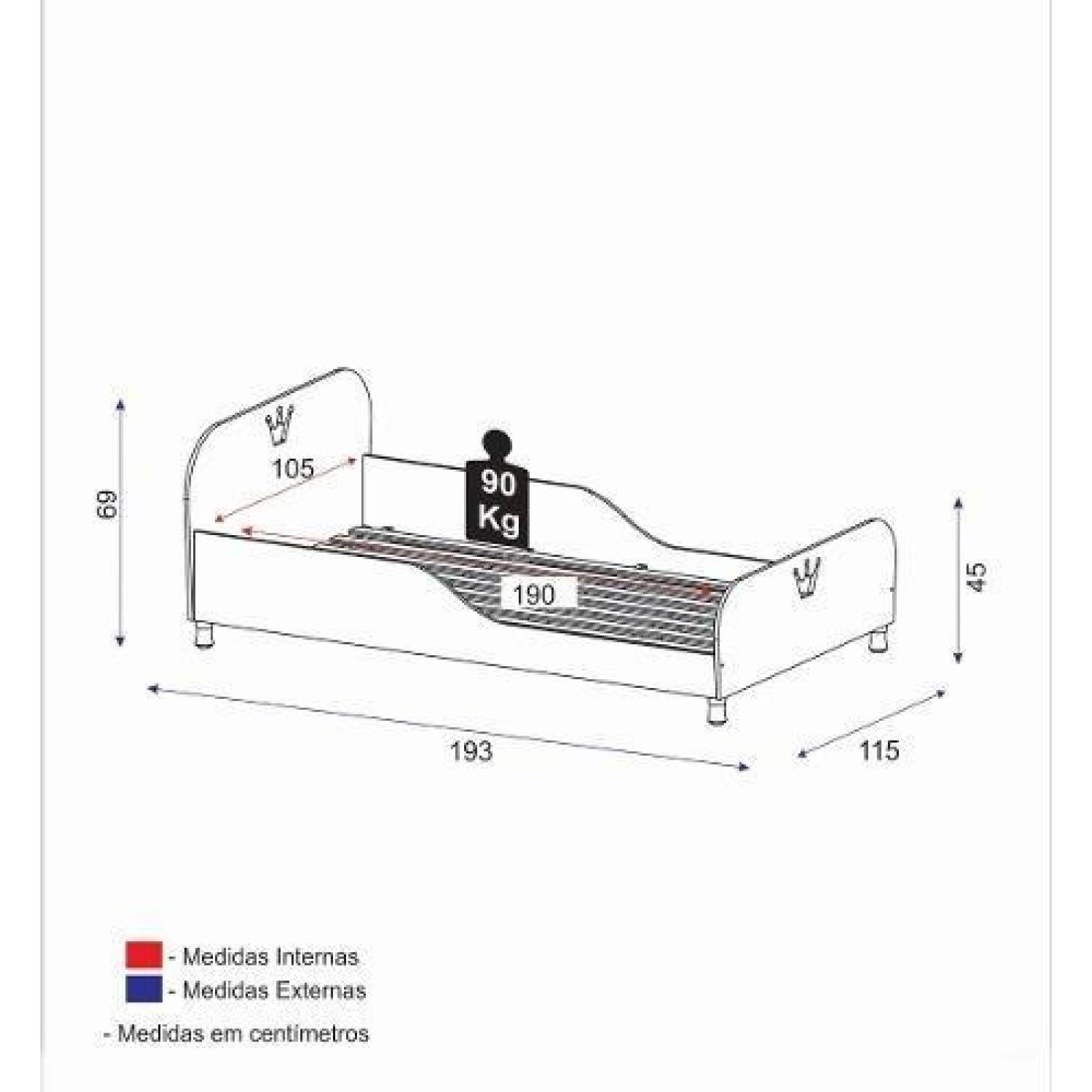 Cama Individual Niña (corona Princesa) 23570001
