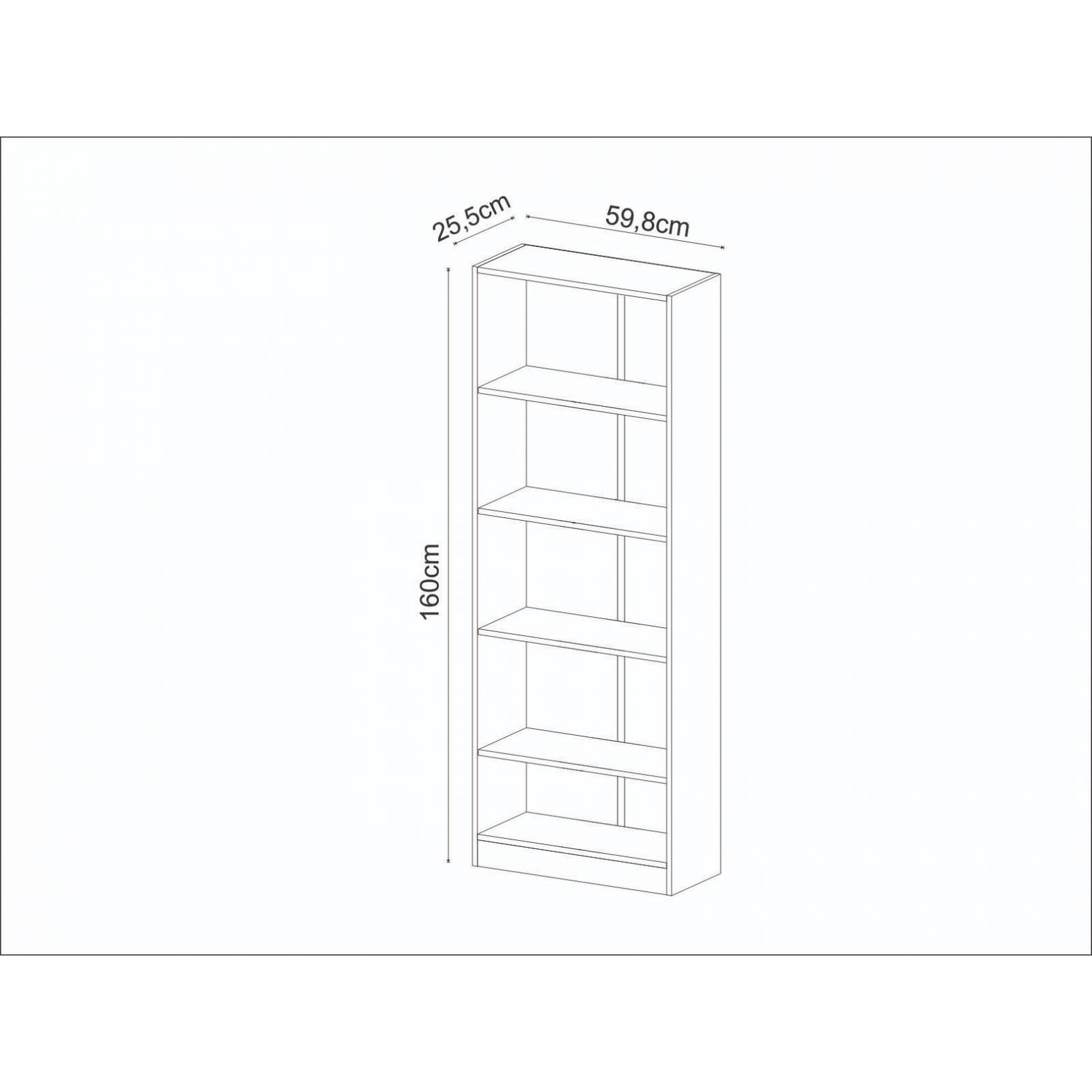 Mueble Librero Gabinete Oficina Blanco ME41410002
