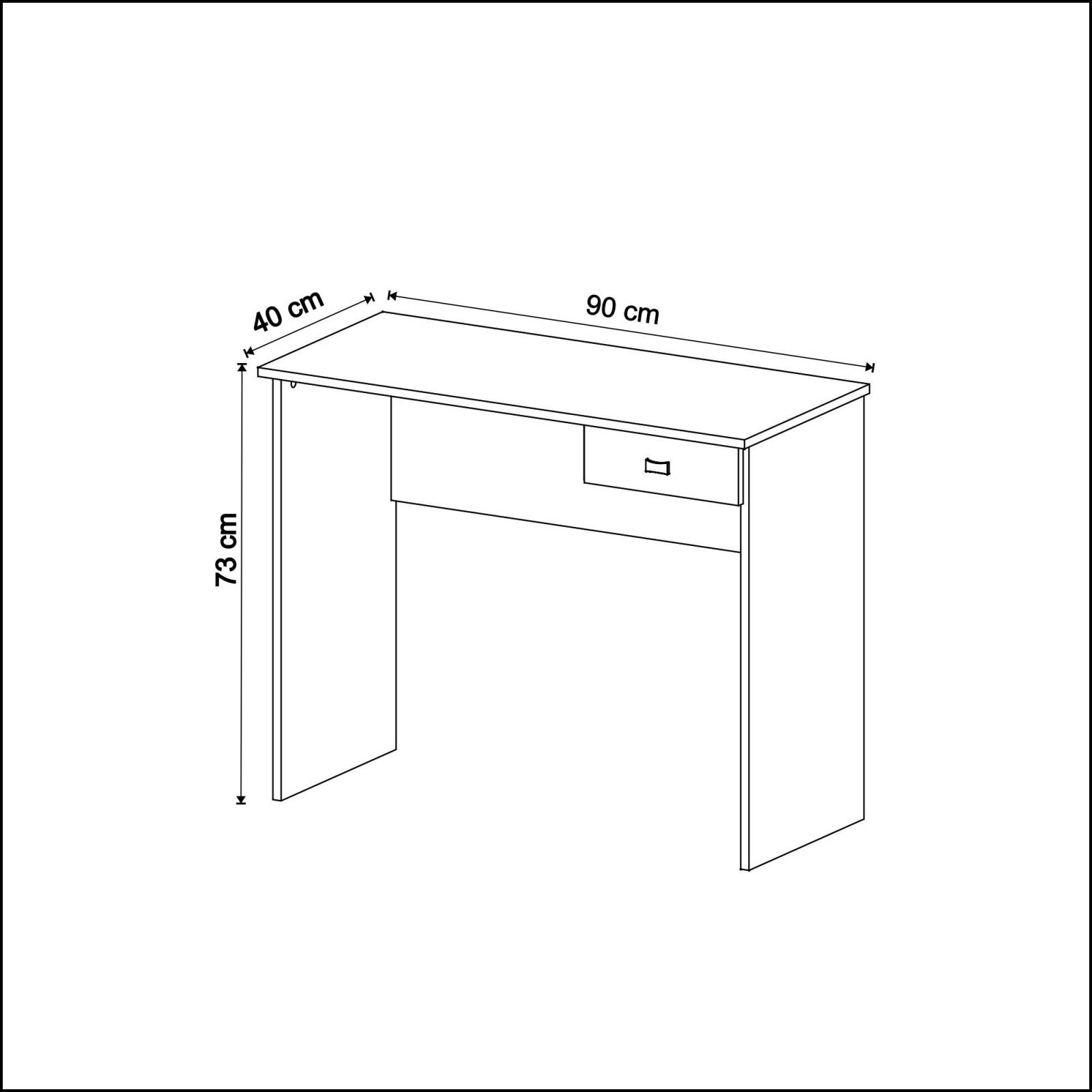Mueble Escritorio Con Cajón Rustico ME41380007