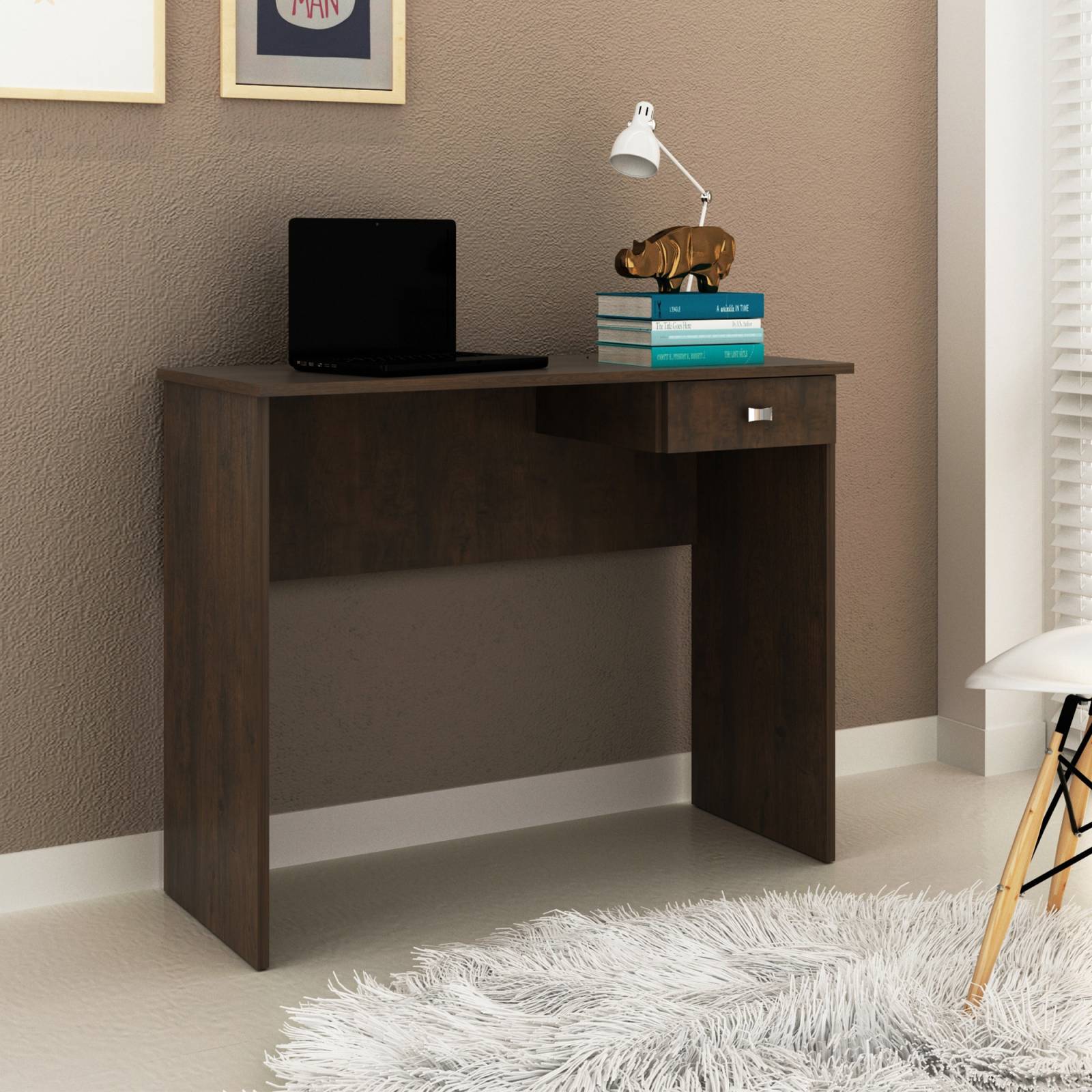 Mueble Escritorio Con Cajón Rustico ME41380007