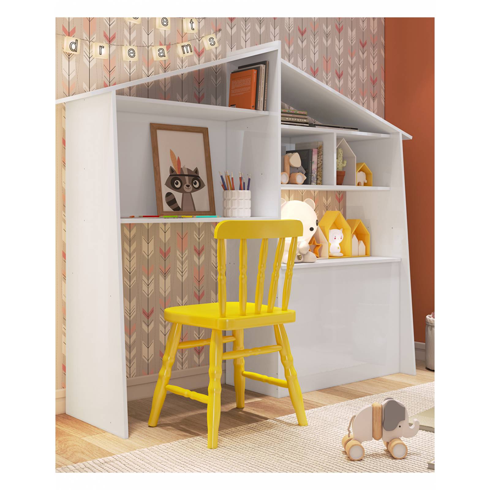Mueble Estante Multiuso Infantil Linea Carinho Modelo EI3070