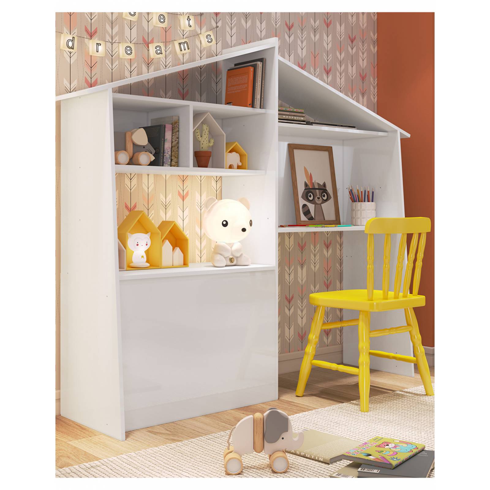 Mueble Estante Multiuso Infantil Linea Carinho Modelo EI3070