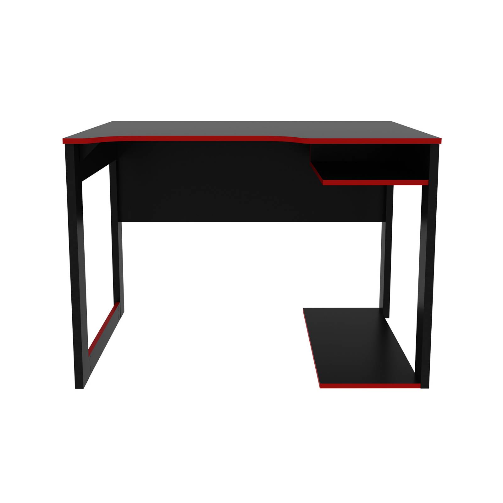 Mueble Escritorio Gamer Moderno Negro Rojo ME41610001