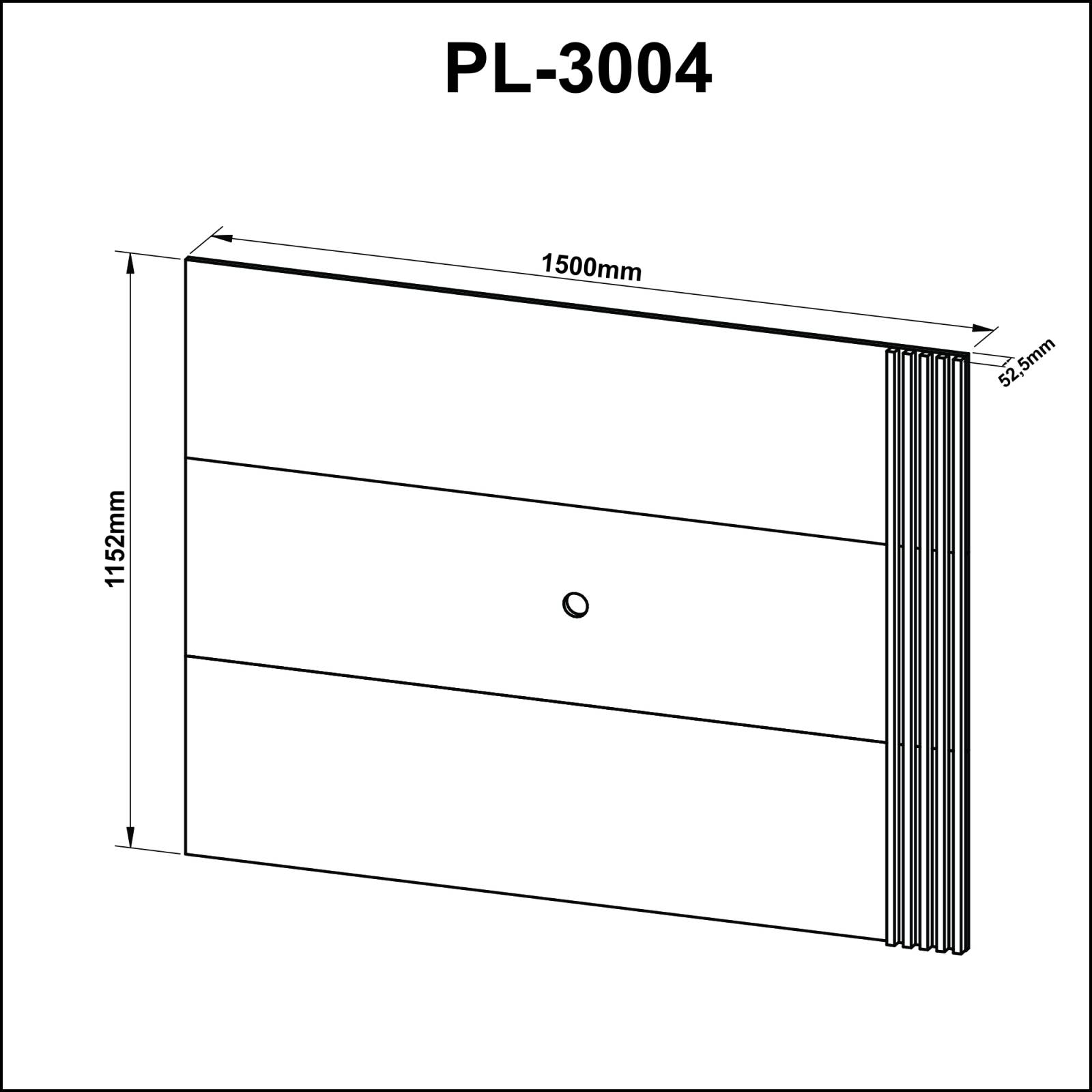 Mueble Panel para TV 65 Pulg  PL30040001