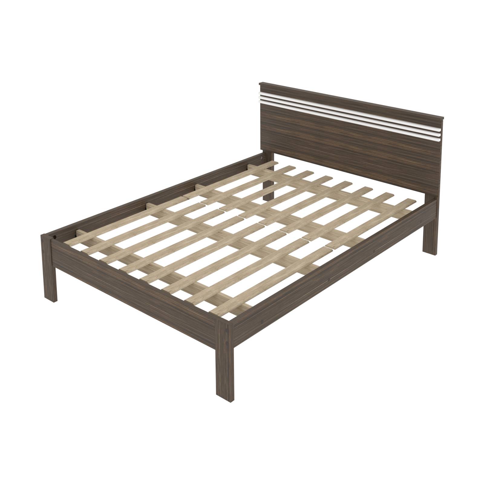 Mueble Cama tamaño Matrimonial Nogal Blanco CM80090001