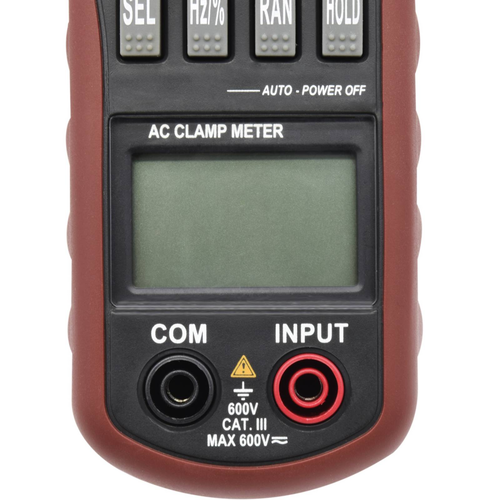 Knova Multímetro/ Voltímetro/Amperímetro de gancho, c/cables de pruebas pantalla LCD retroiluminada, estuche transportador, gancho iluminado, autorrango, Norma: IEC1010-1 standard CAT III 600V