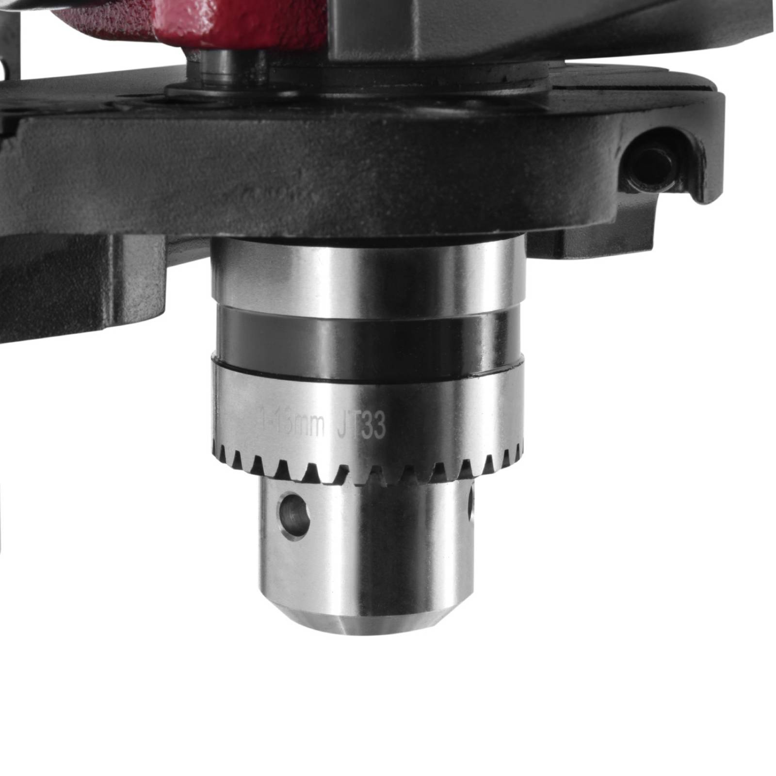 Knova Taladro profesional Columna de Banco de 10" 2/3 H.P 6 Amp. 120 V. 60 Hz. 3,100 R.P.M. mesa inclinable 45 grados Carrera de husillo 2"