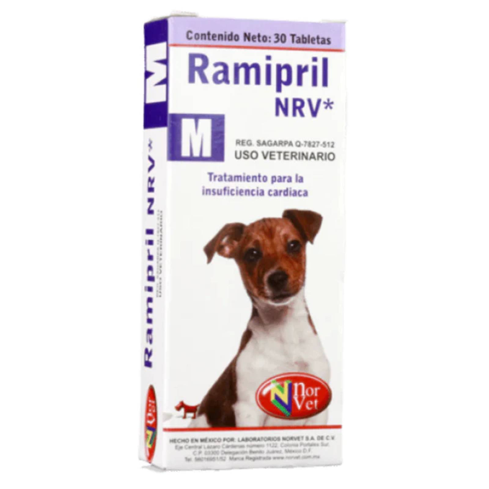 Ramipril 1.25 Mg "M" Norvet 30 Tab