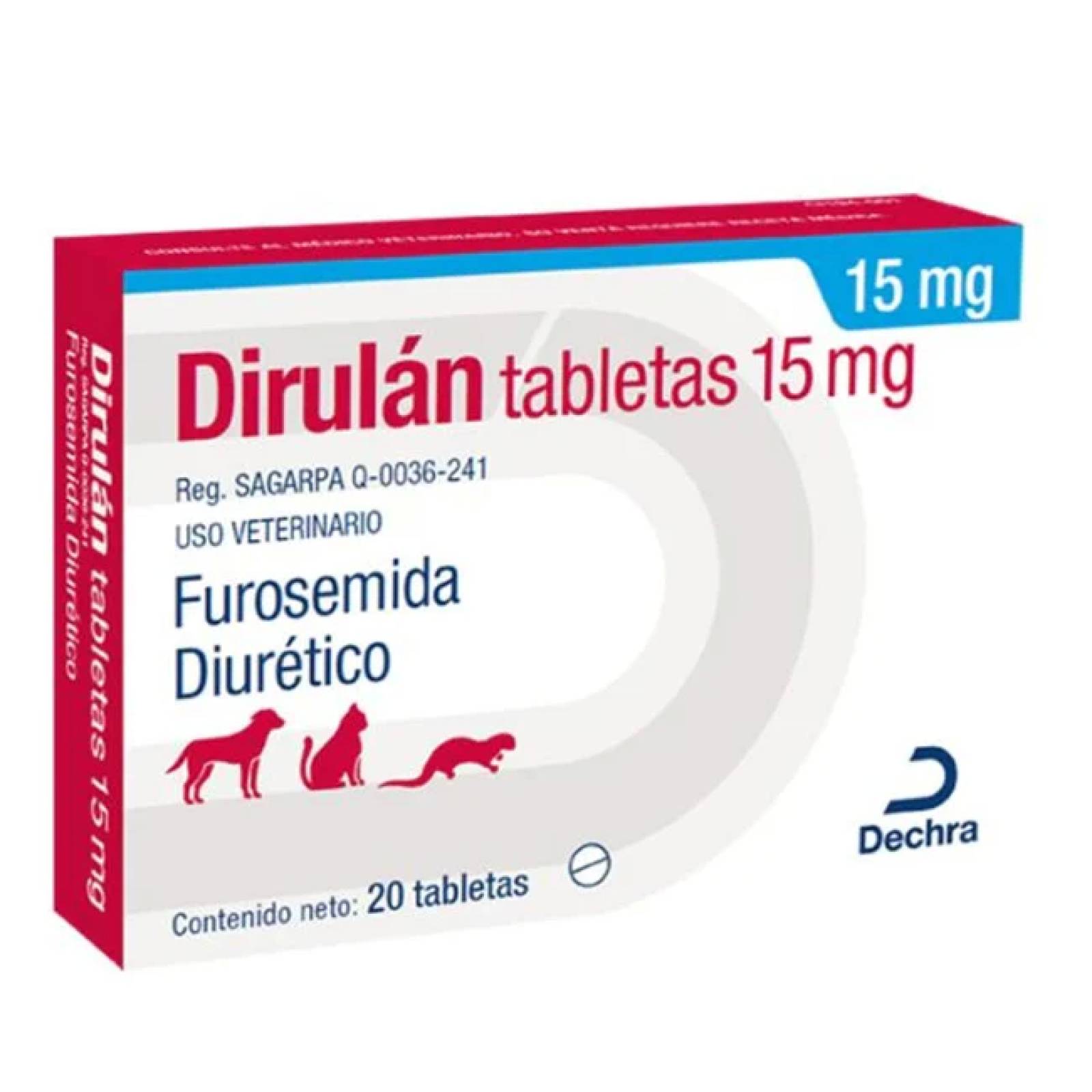 Dirulan 15 Mg 20 Tab Dechra