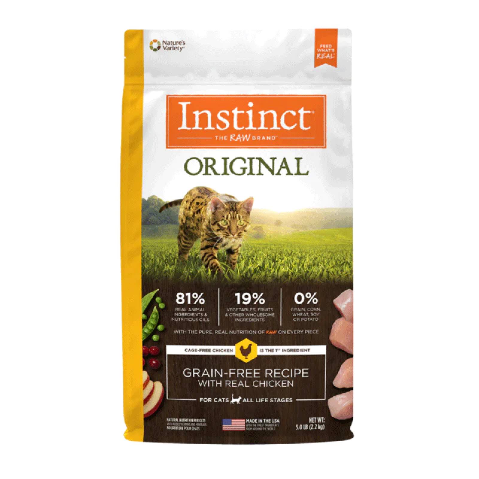 Alimento para Gato Instinct Original Pollo 2.2 Kg