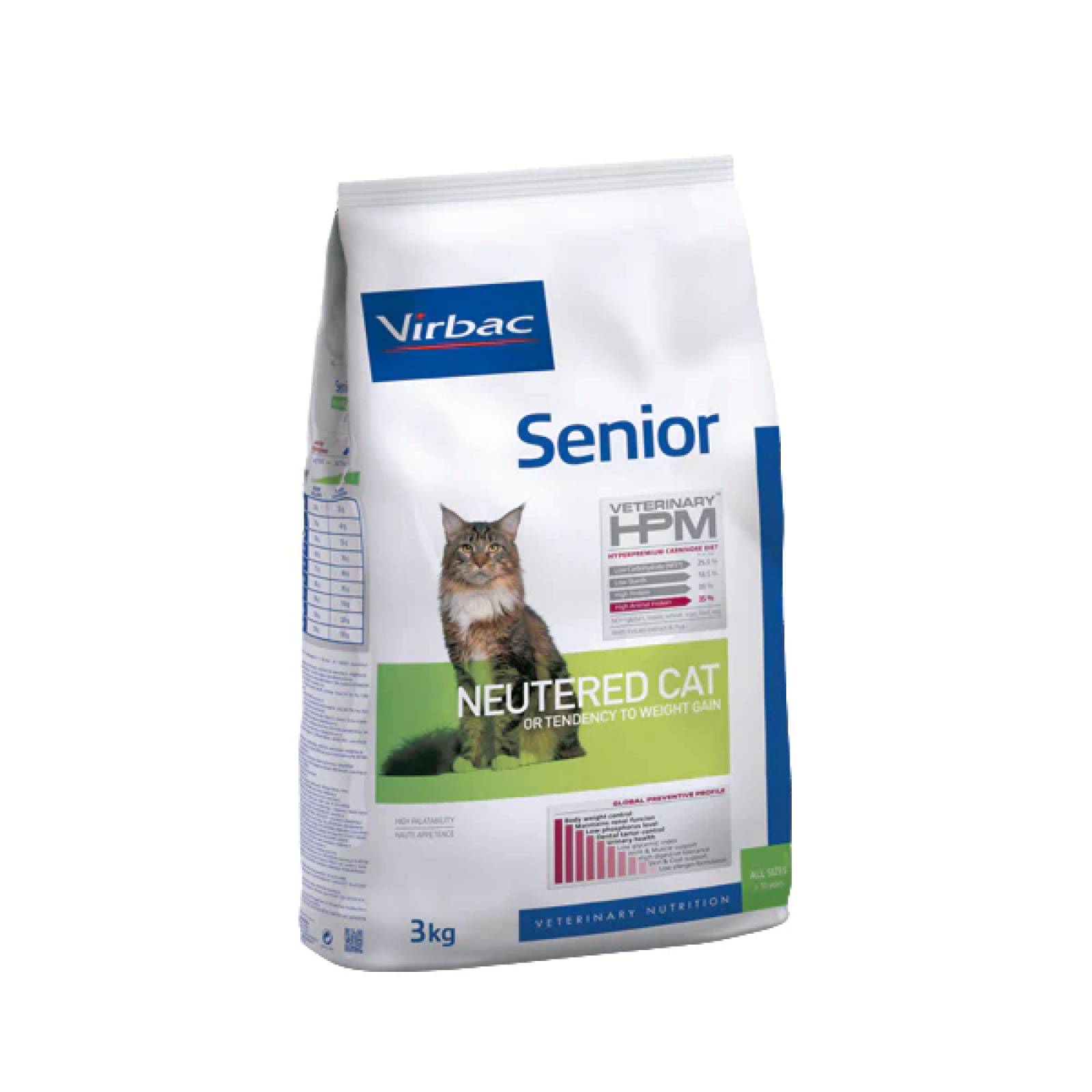 Alimento para Gato Virbac Senior Neutered 3 Kg