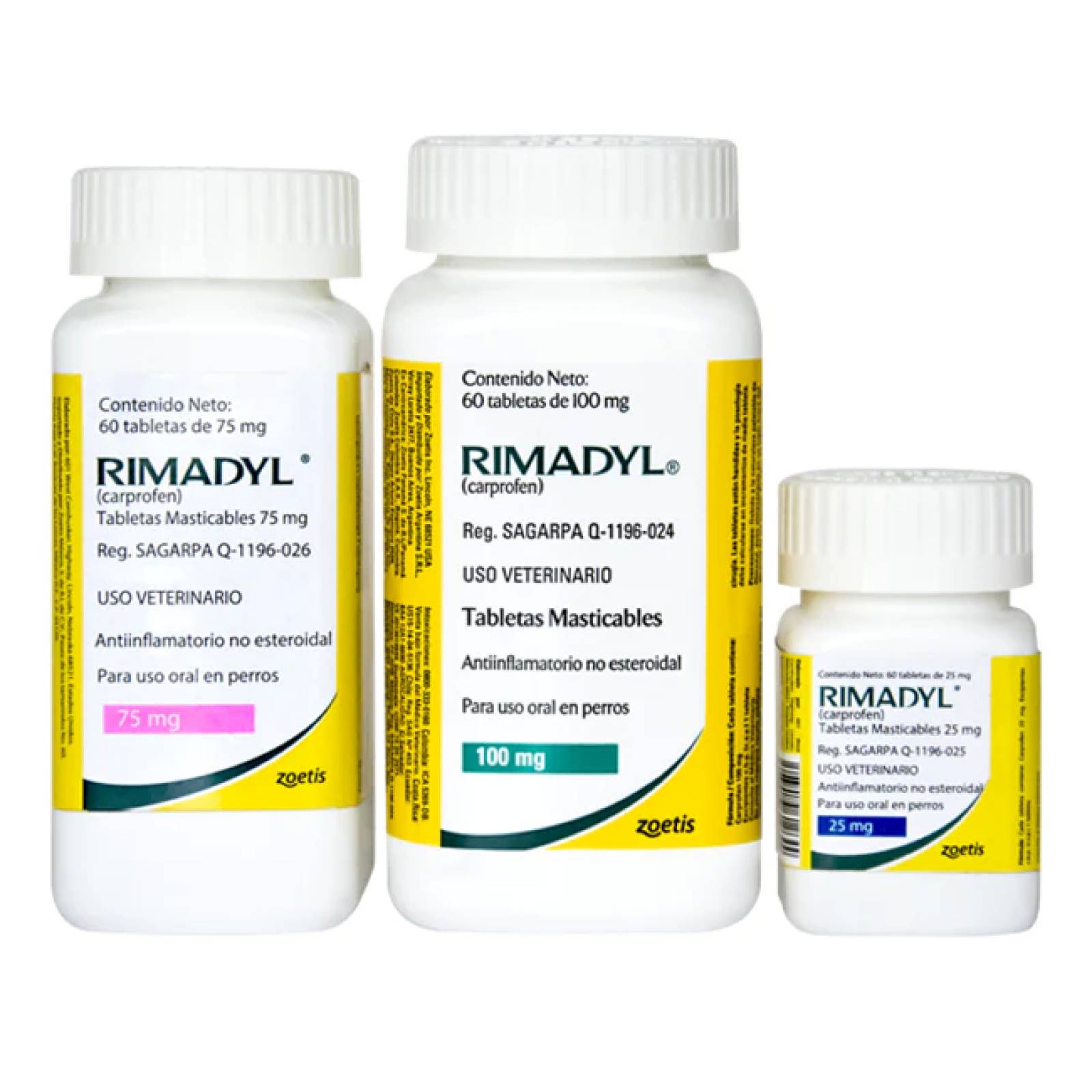 Rimadyl 100 MG Zoetis 60 Tabletas Masticables