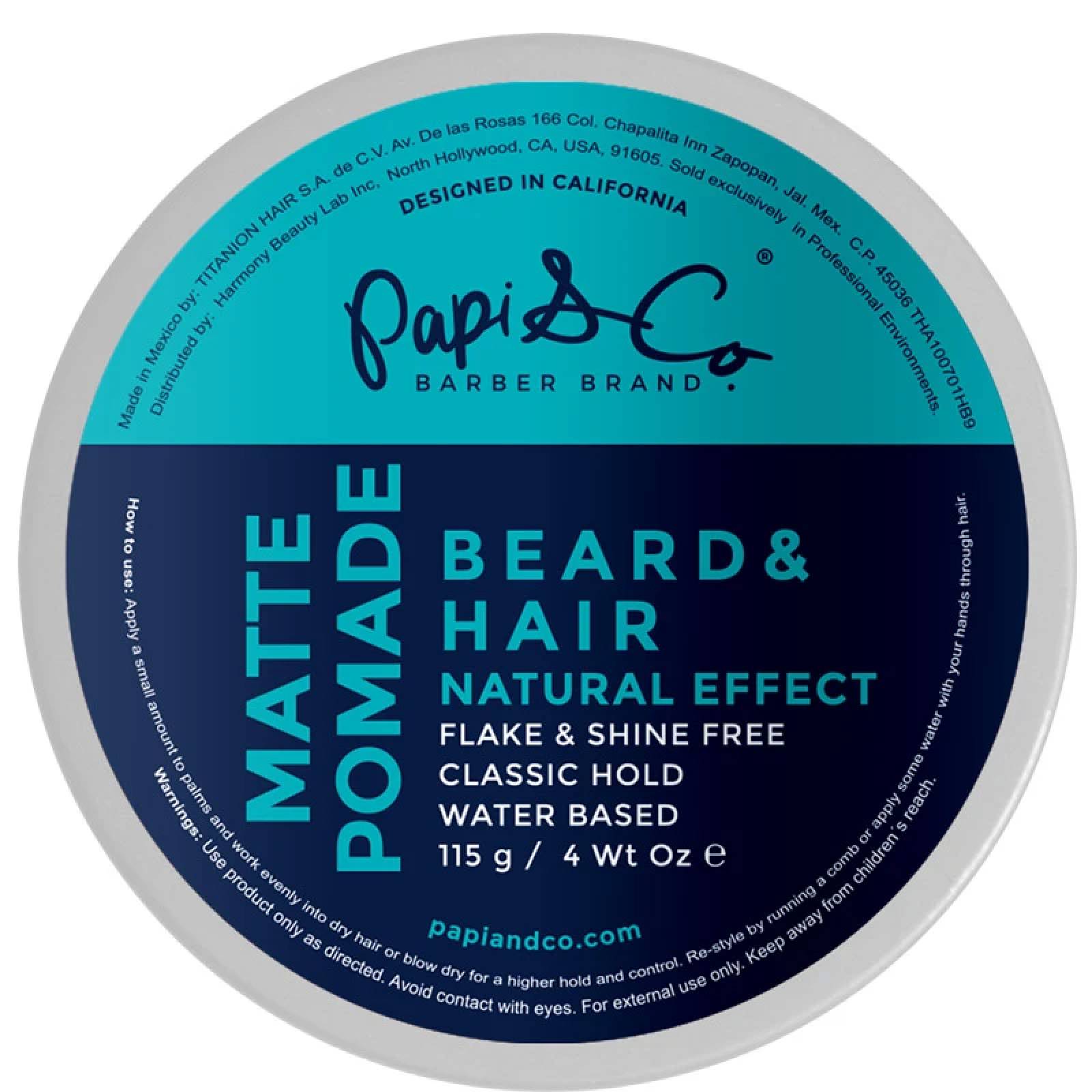 Papi & Co - Pomada Mate para Cabello 115 gr