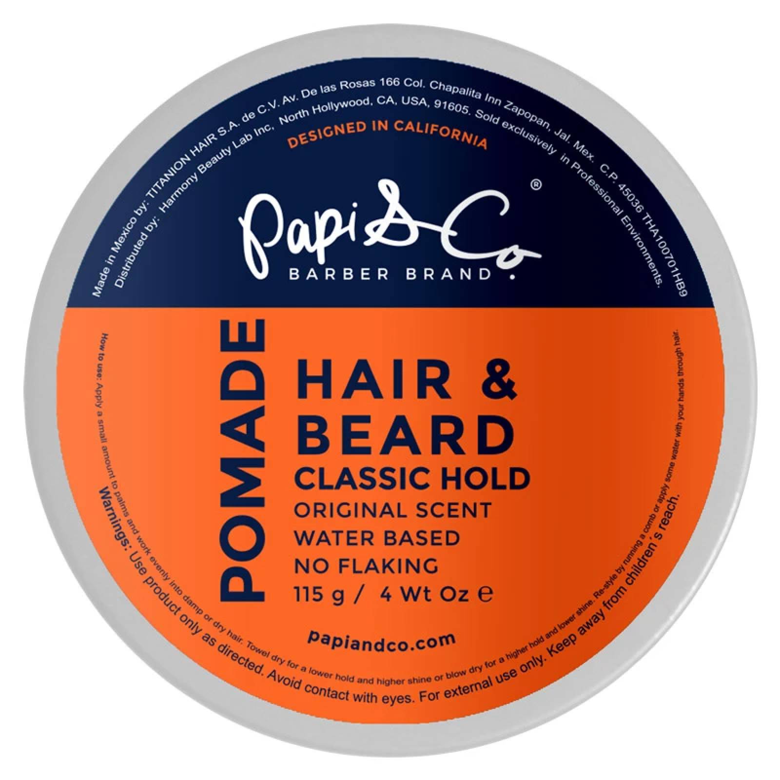 Papi & Co - Pomada Clásica Para Cabello y Barba 200 gr