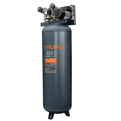 Compresor vertical lubricado de 300 litros Truper 15658