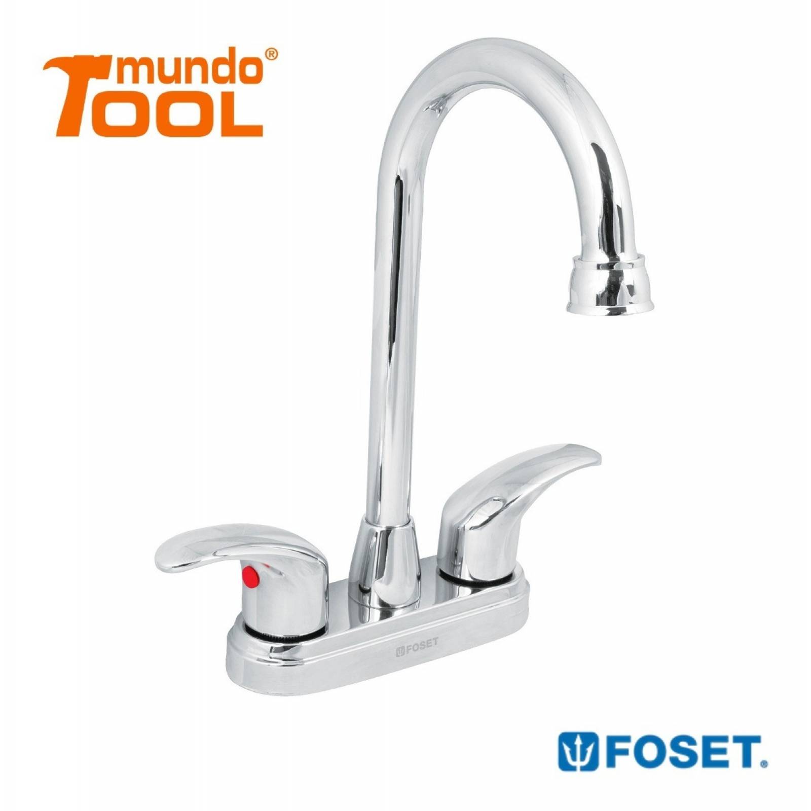 Mezcladora Lavabo Tipo Bar Manerales Palanca Foset 49691