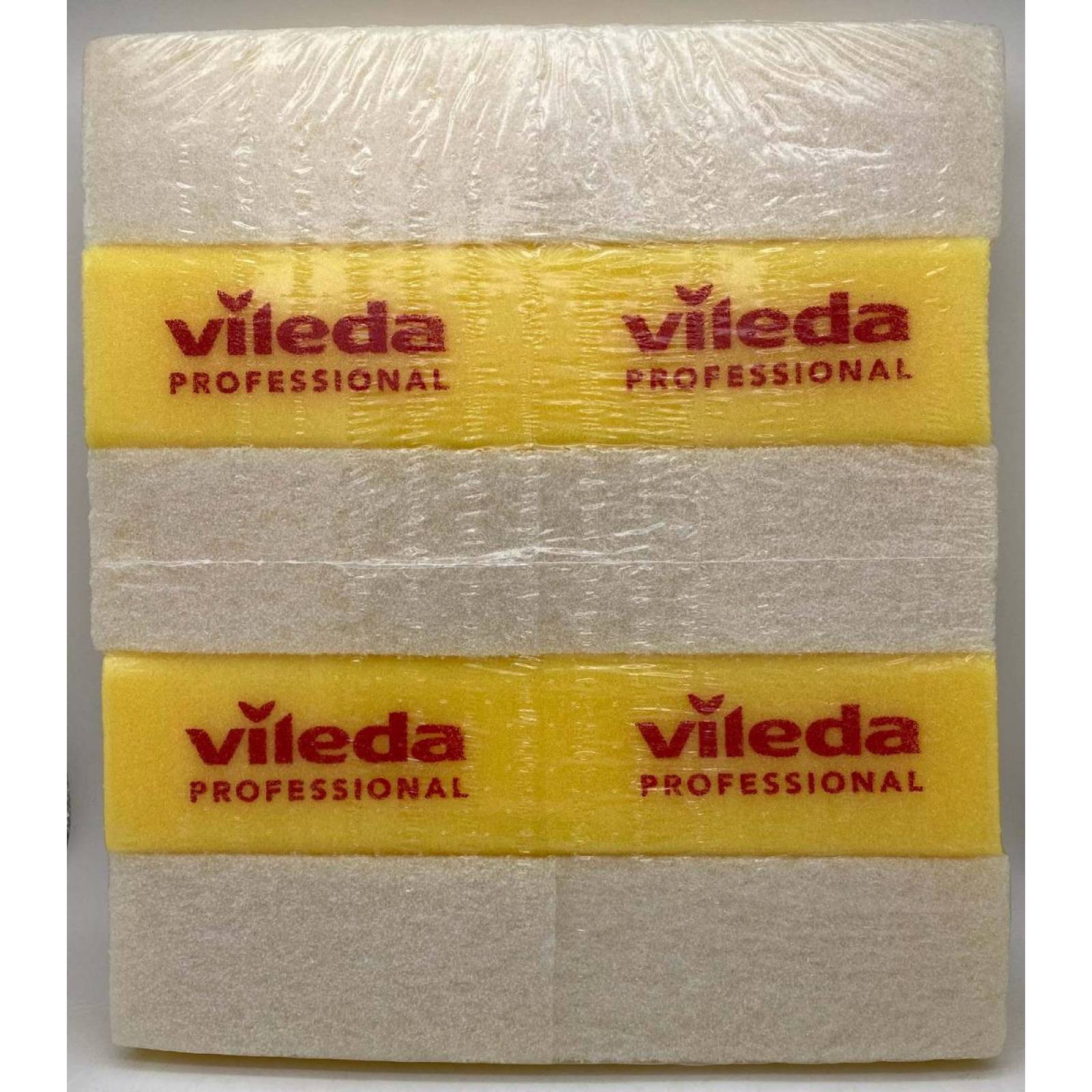 Esponja con fibra Amarillo Vileda Professional 10pzas 