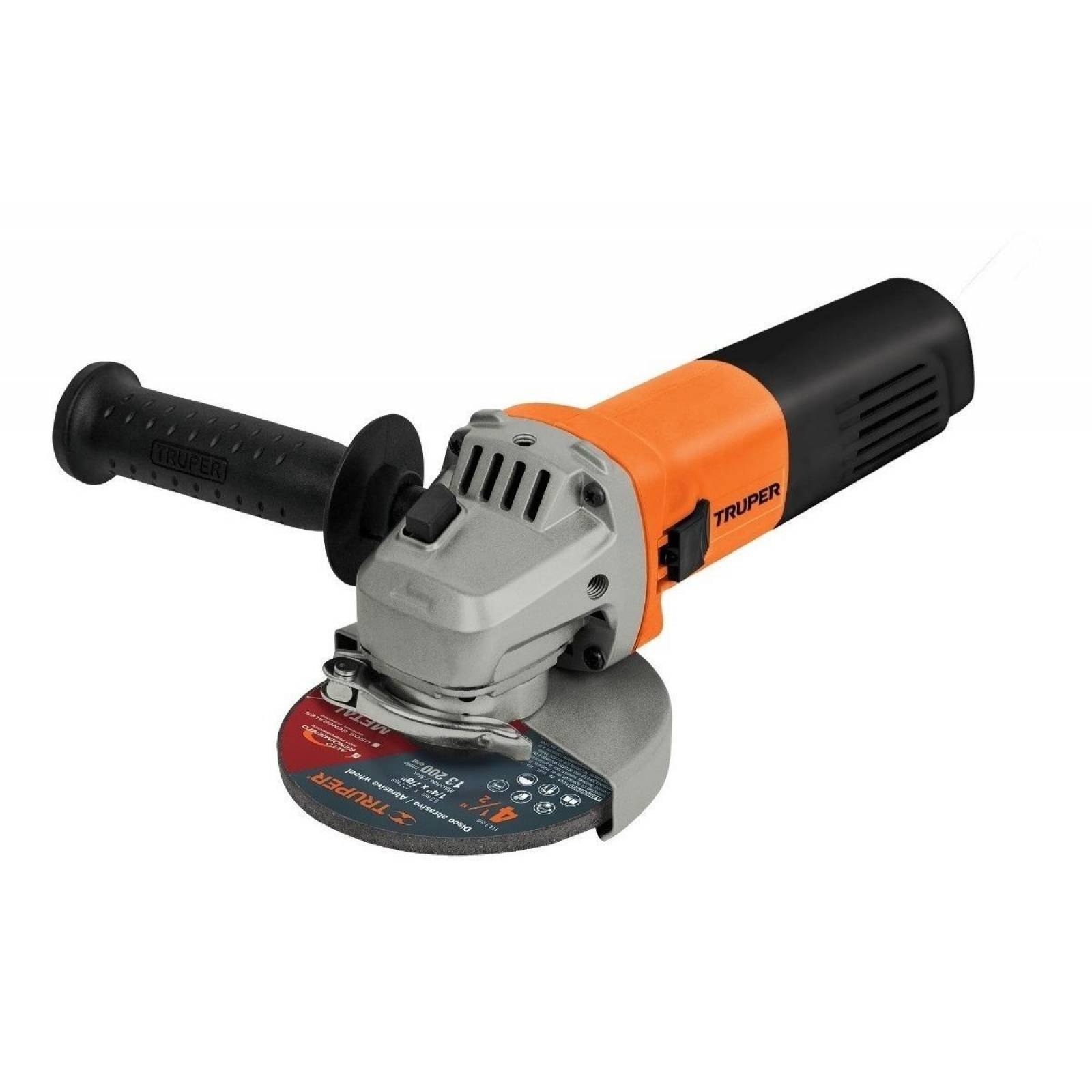 Esmeriladora Angular 4-1/2' Profesional 800 W Truper