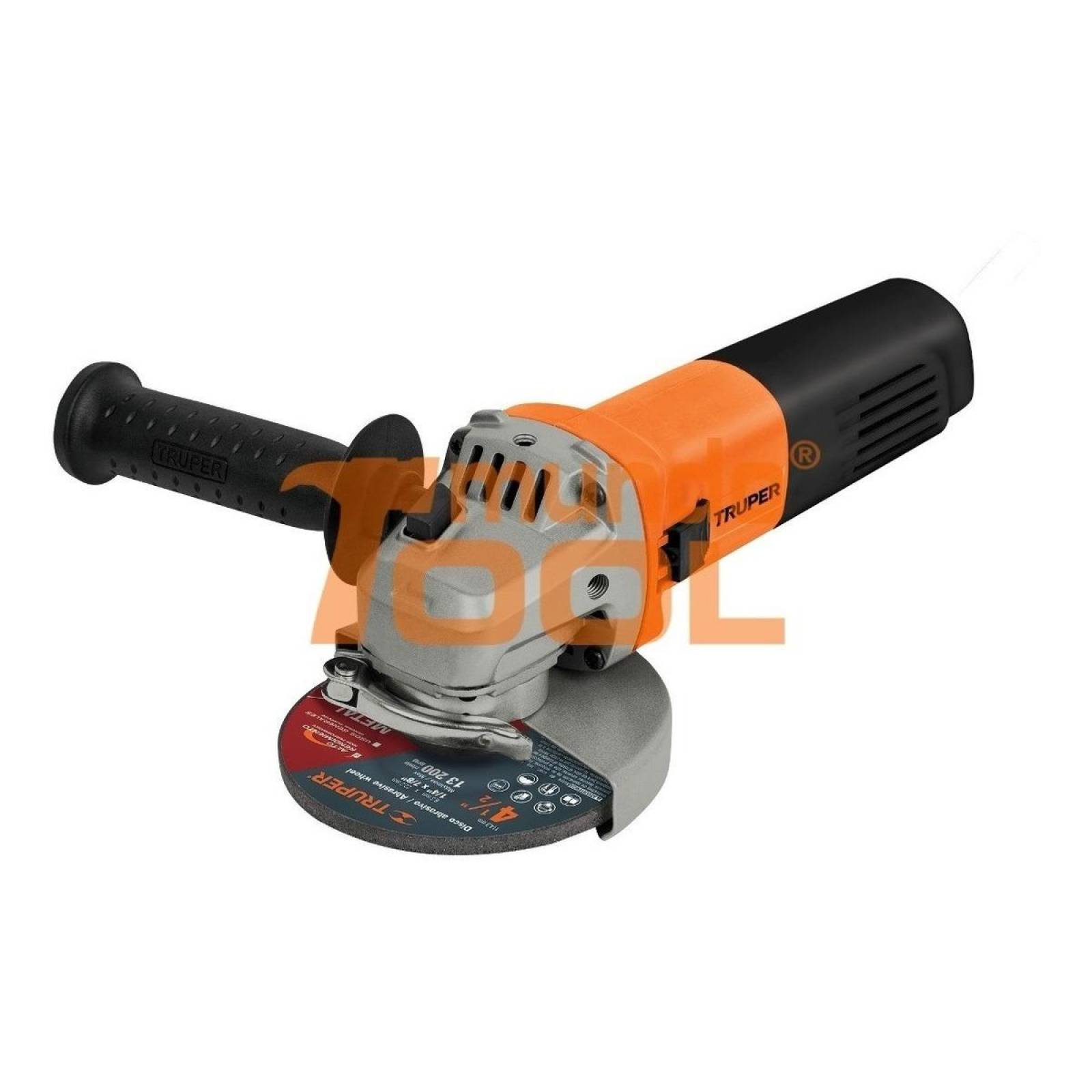 Esmeriladora Angular 4-1/2' Profesional 800 W Truper
