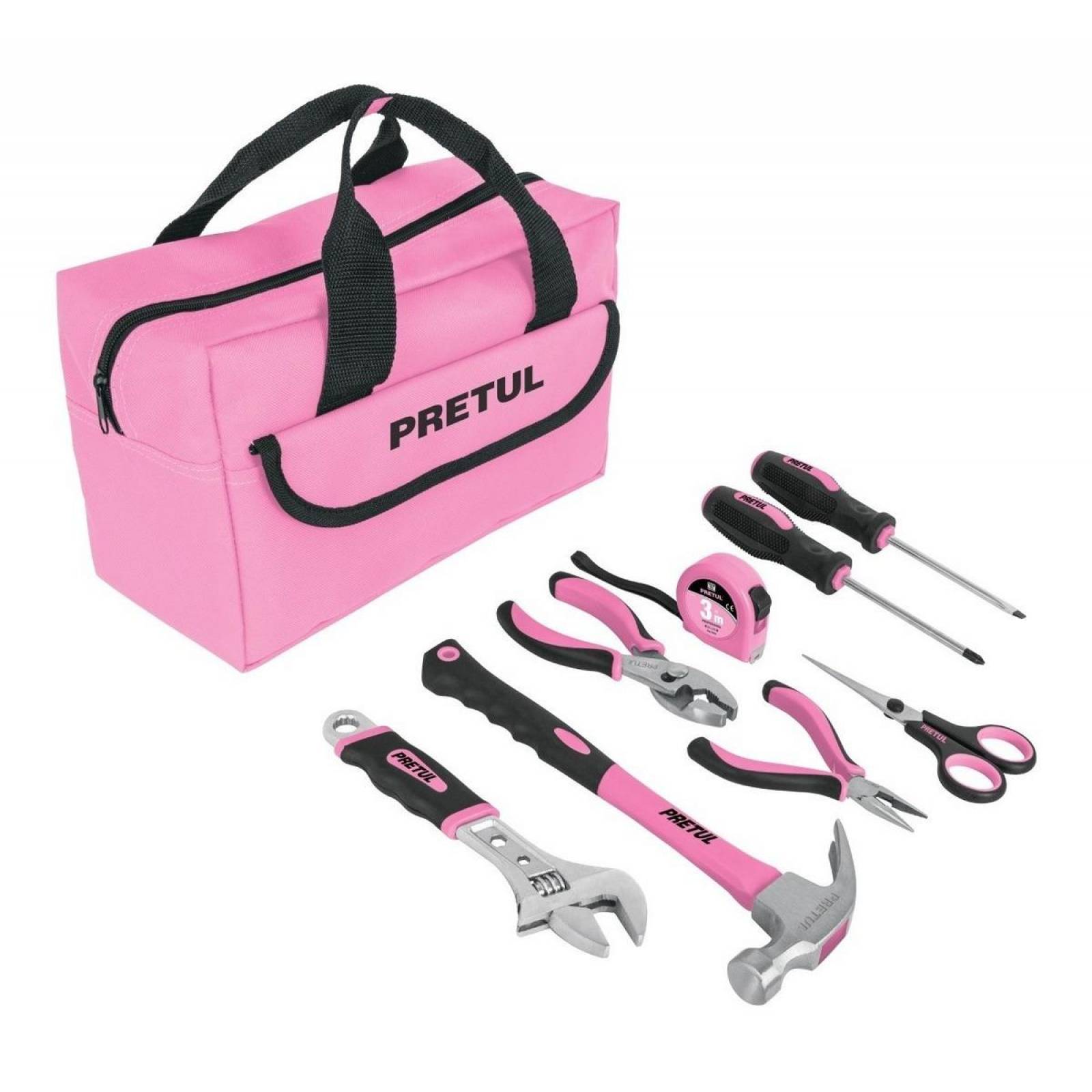 Juego de 8 herramientas caseras para dama, Pretul 