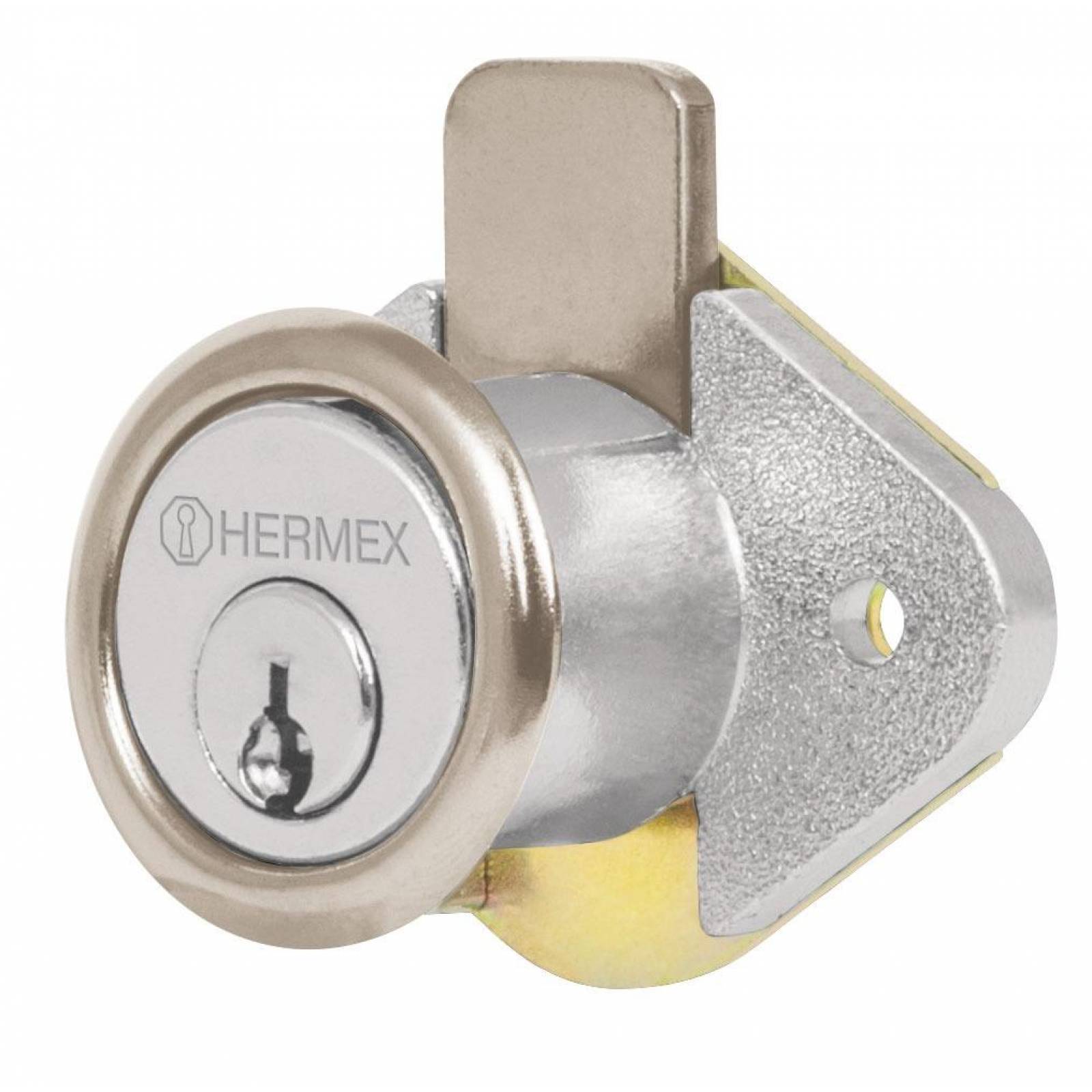 Cerradura Para Mueble Modelo 21 Cromo Hermex