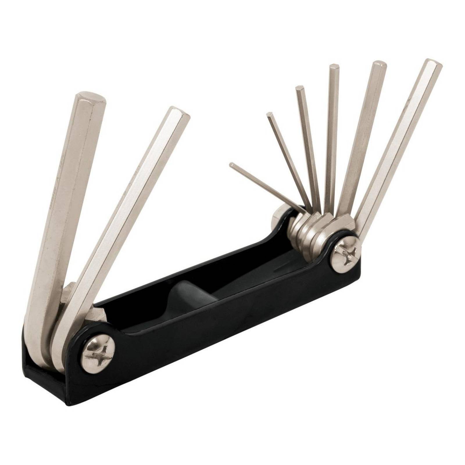 Juego De 8 Llaves Allen Tipo Navaja Milimetricas 